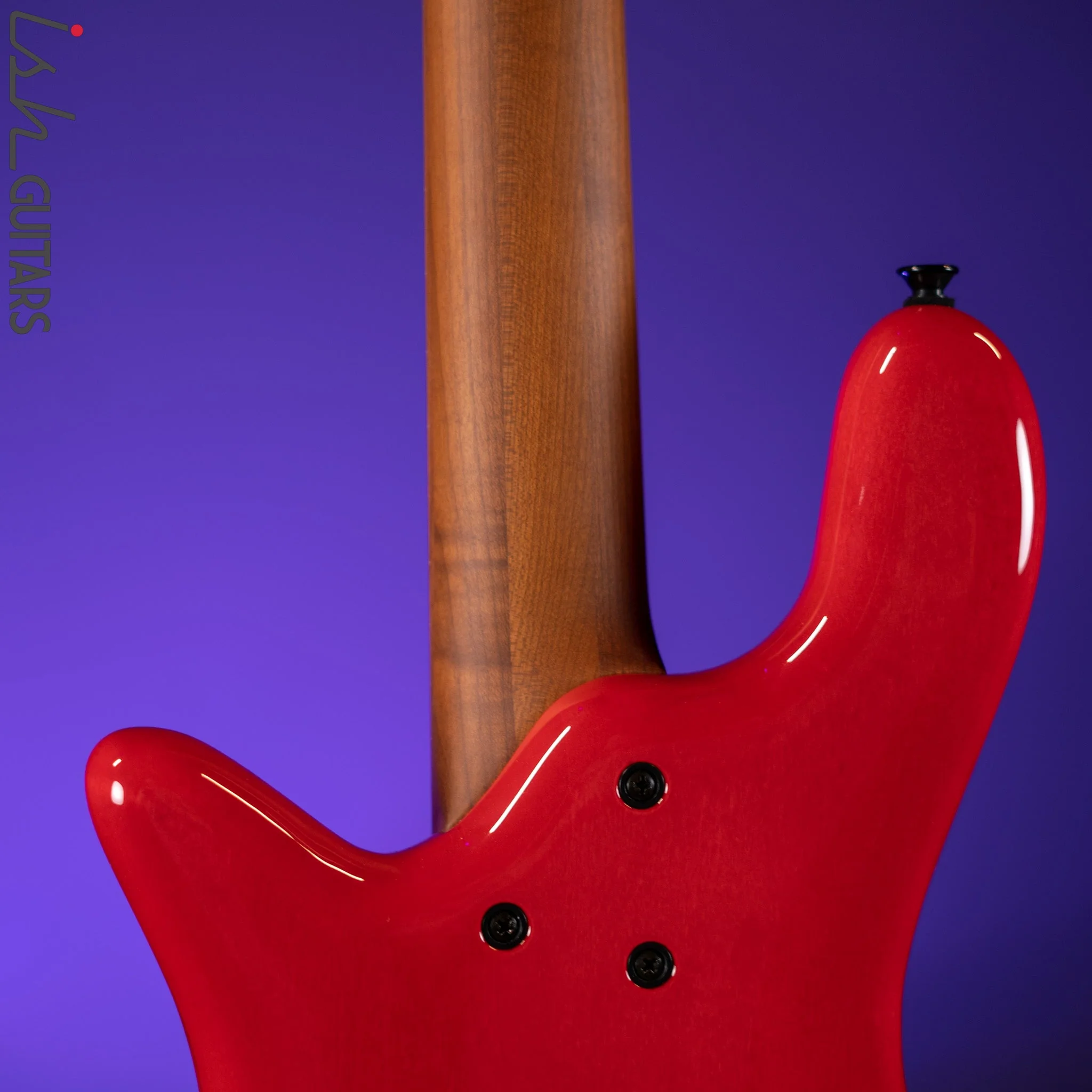 Spector Eurobolt 4 Inferno Red Gloss Poplar Burl Bass Guitar Demo - Image 11