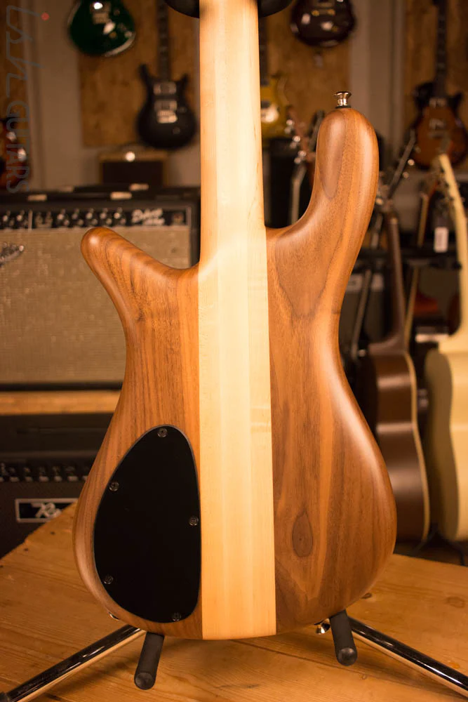 Spector Forte 4 Retro Walnut Body DiMarzio Pickups Bass Player Live Display - Image 7