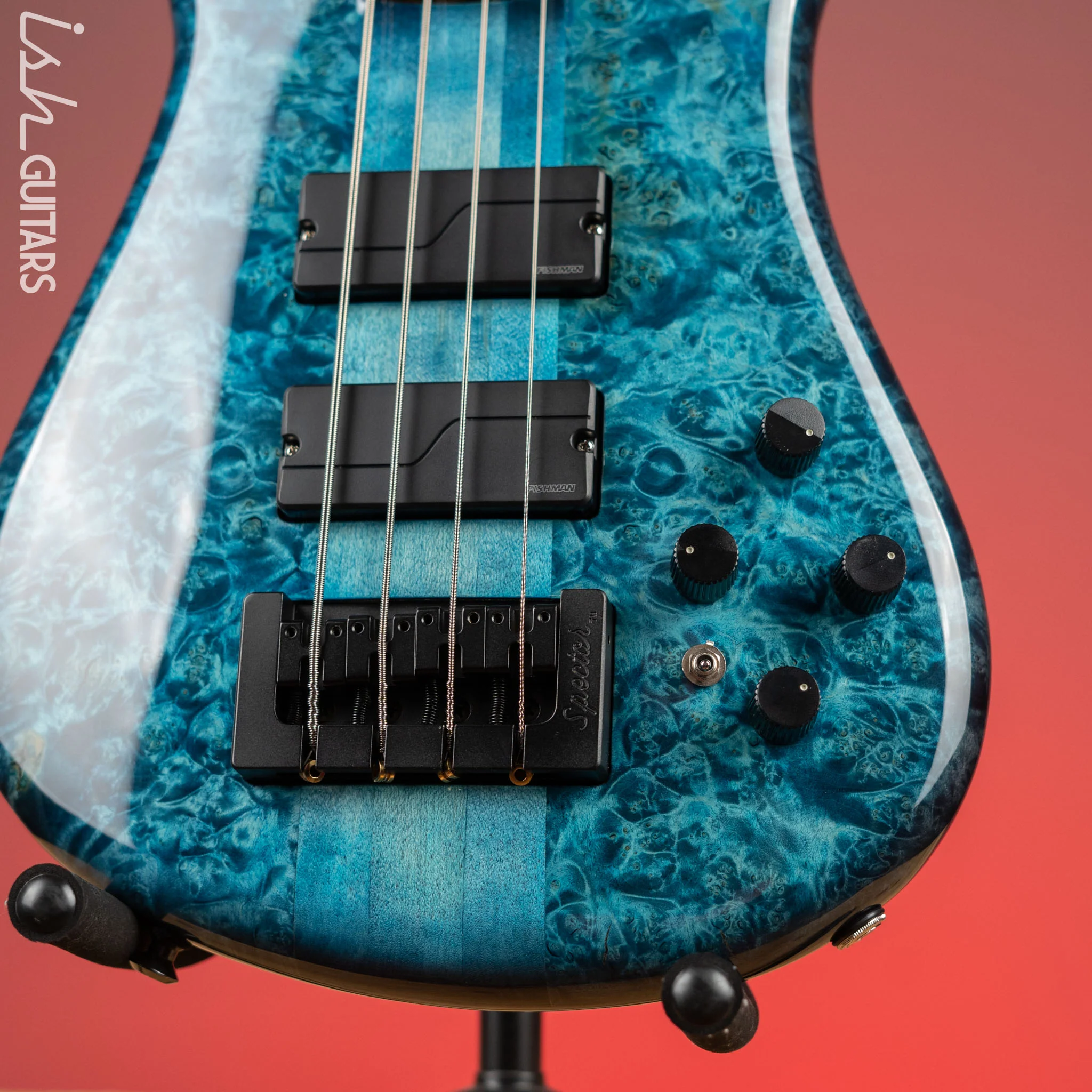 Spector NS-2 4-String Bass Blue Inferno - Image 4