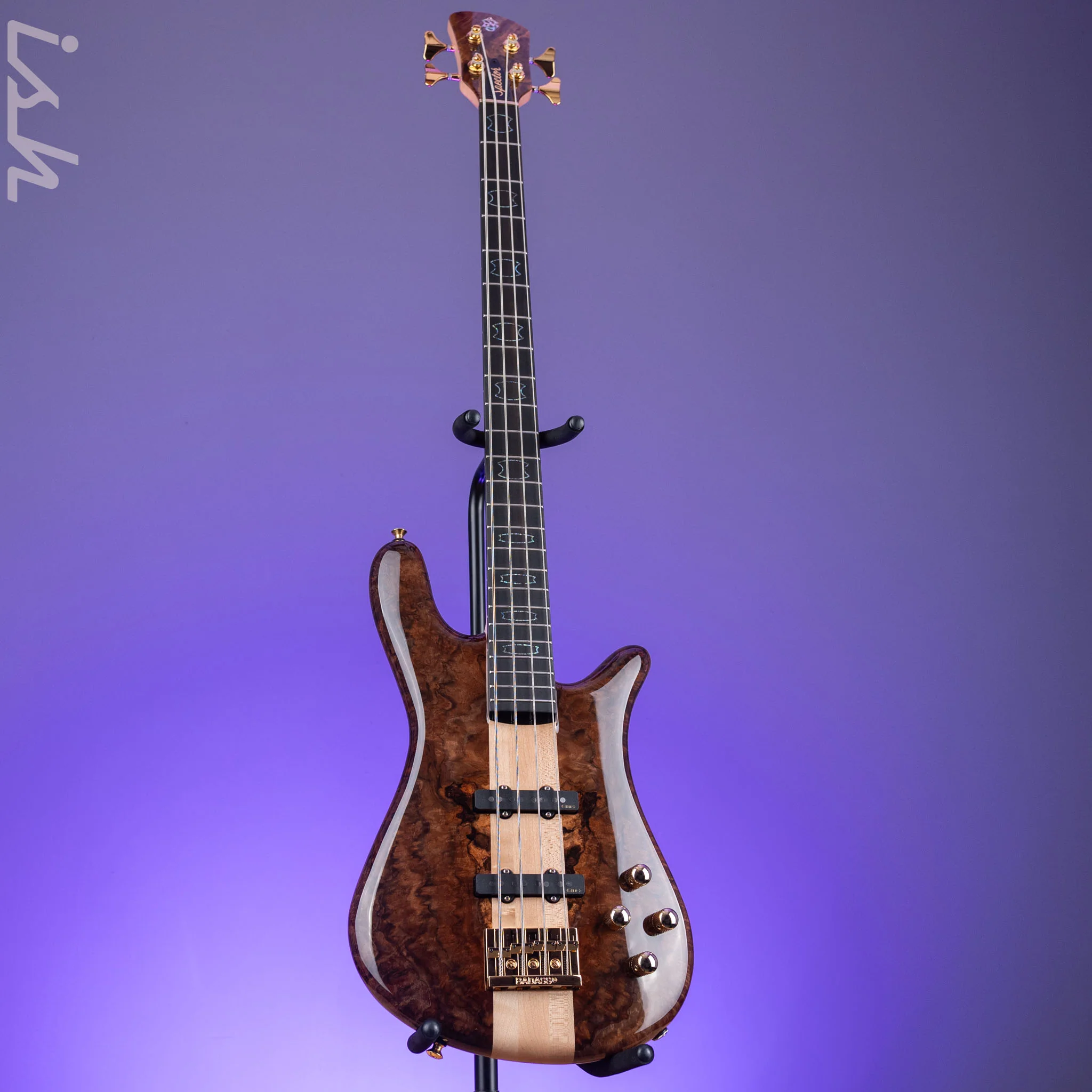 Spector USA NS-2 4-String Bass Figured Walnut - Image 2