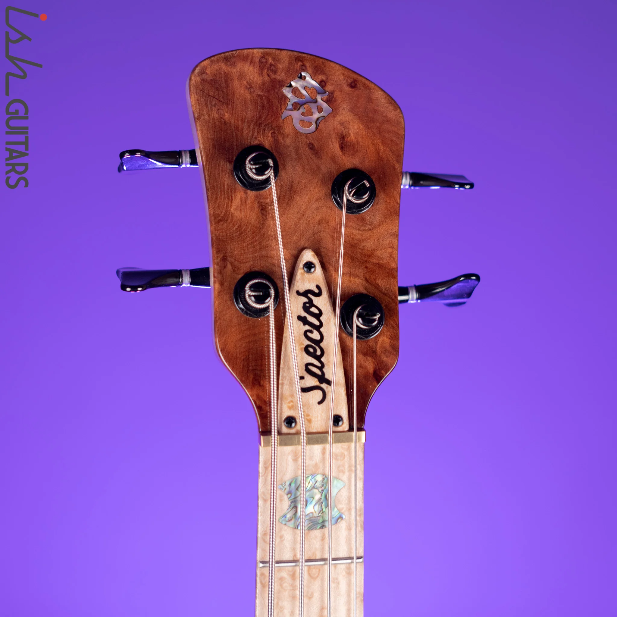 Spector NS-2 4-String Bass Natural Redwood Burl - Image 7