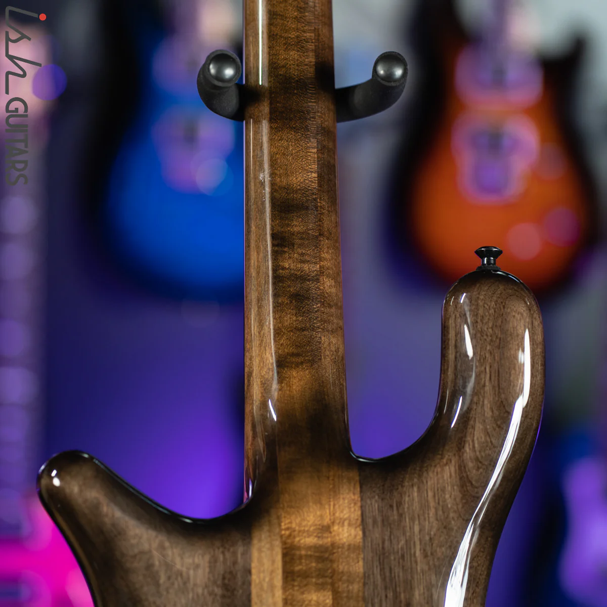 Spector NS-2 4-String Bass USA Passive Walnut Black Stain - Image 10