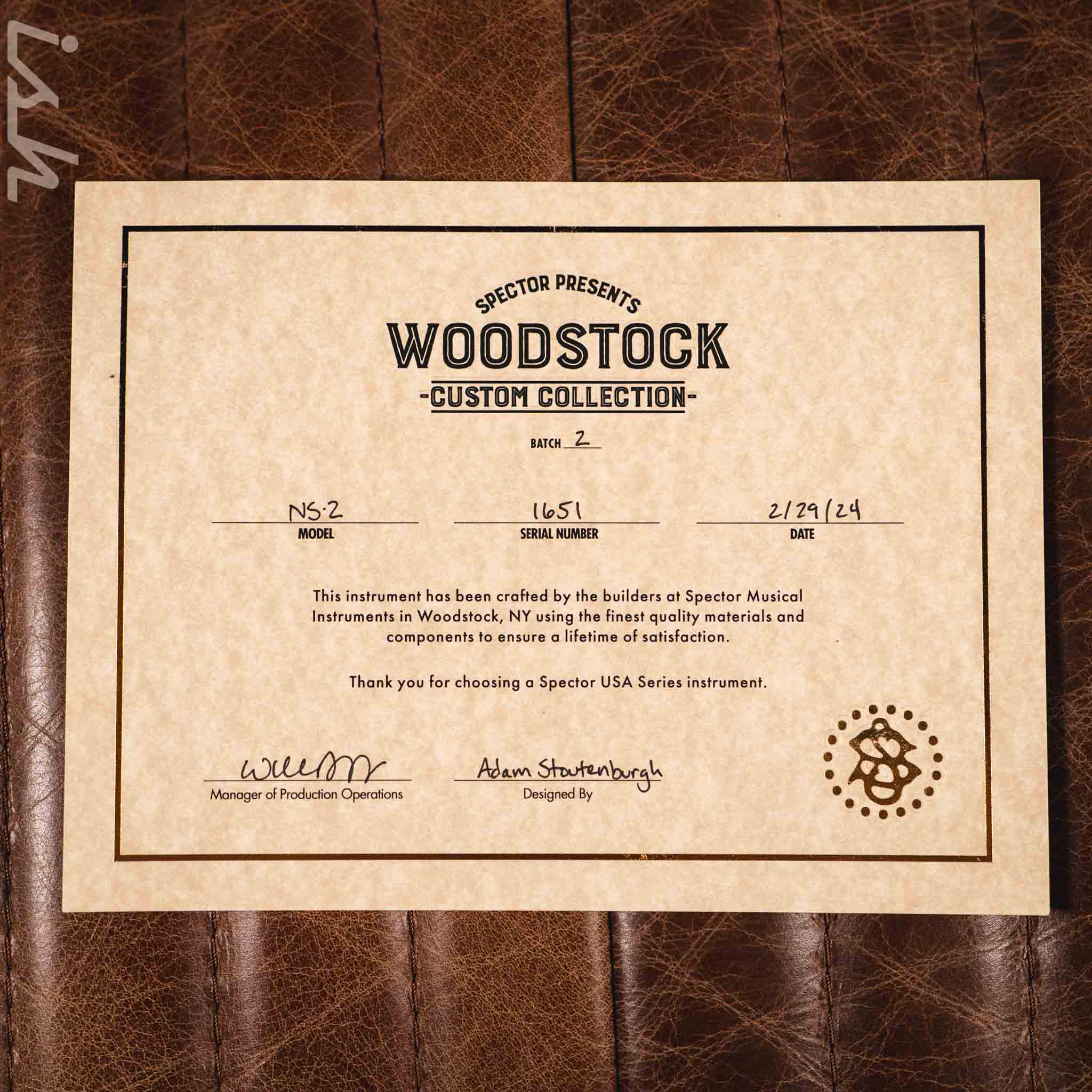 Spector NS-2 Adam - Woodstock Custom Collection V2 - Image 14