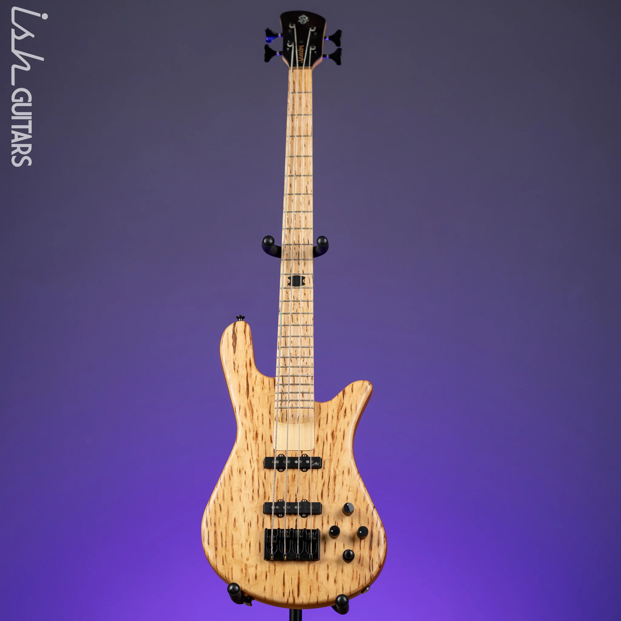 Spector USA NS-2 Bolt On Bark Infused Maple DW Neck 4 String Bass - Image 2