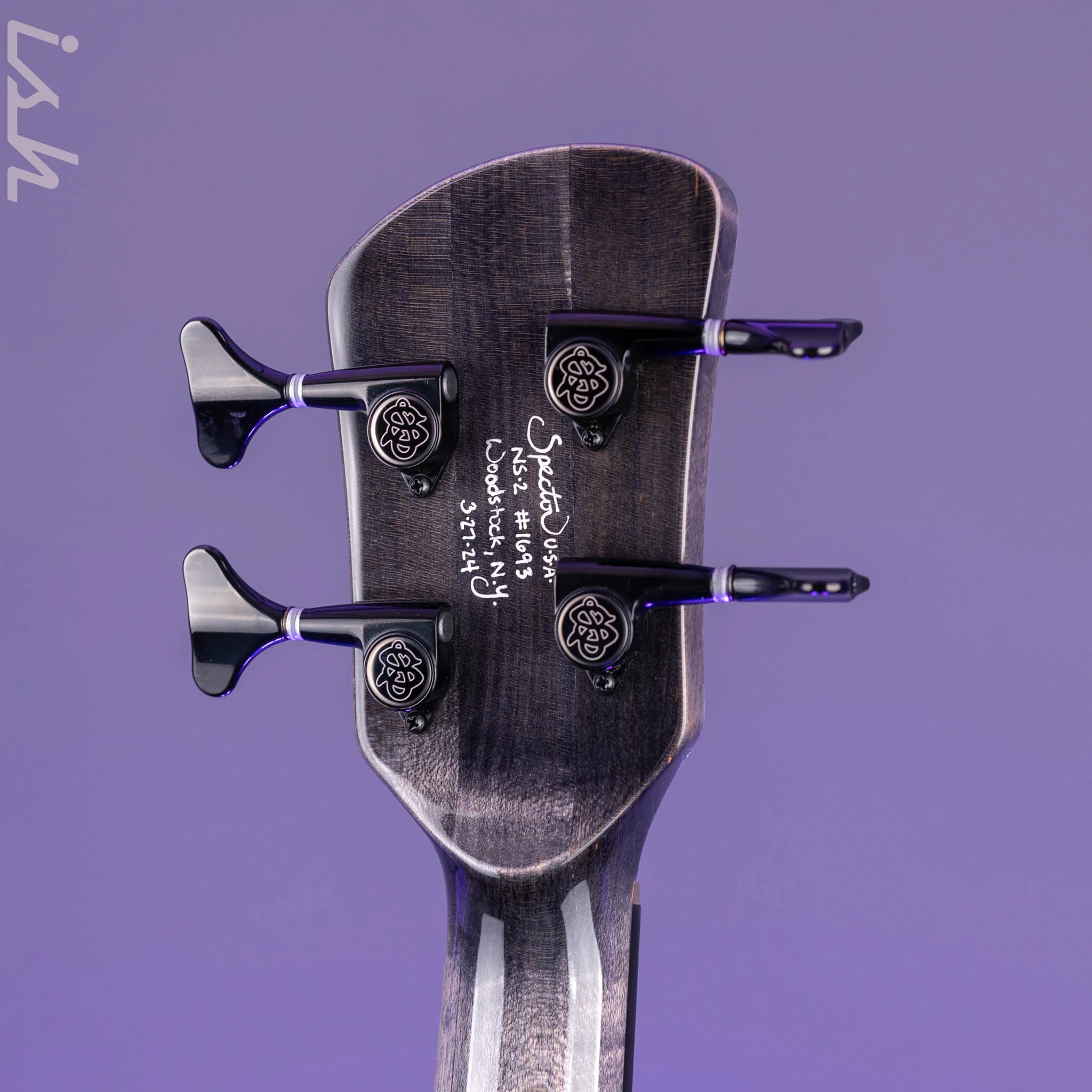 Spector USA NS-2 Fretless 4-String Bass Super Faded Black - Image 10