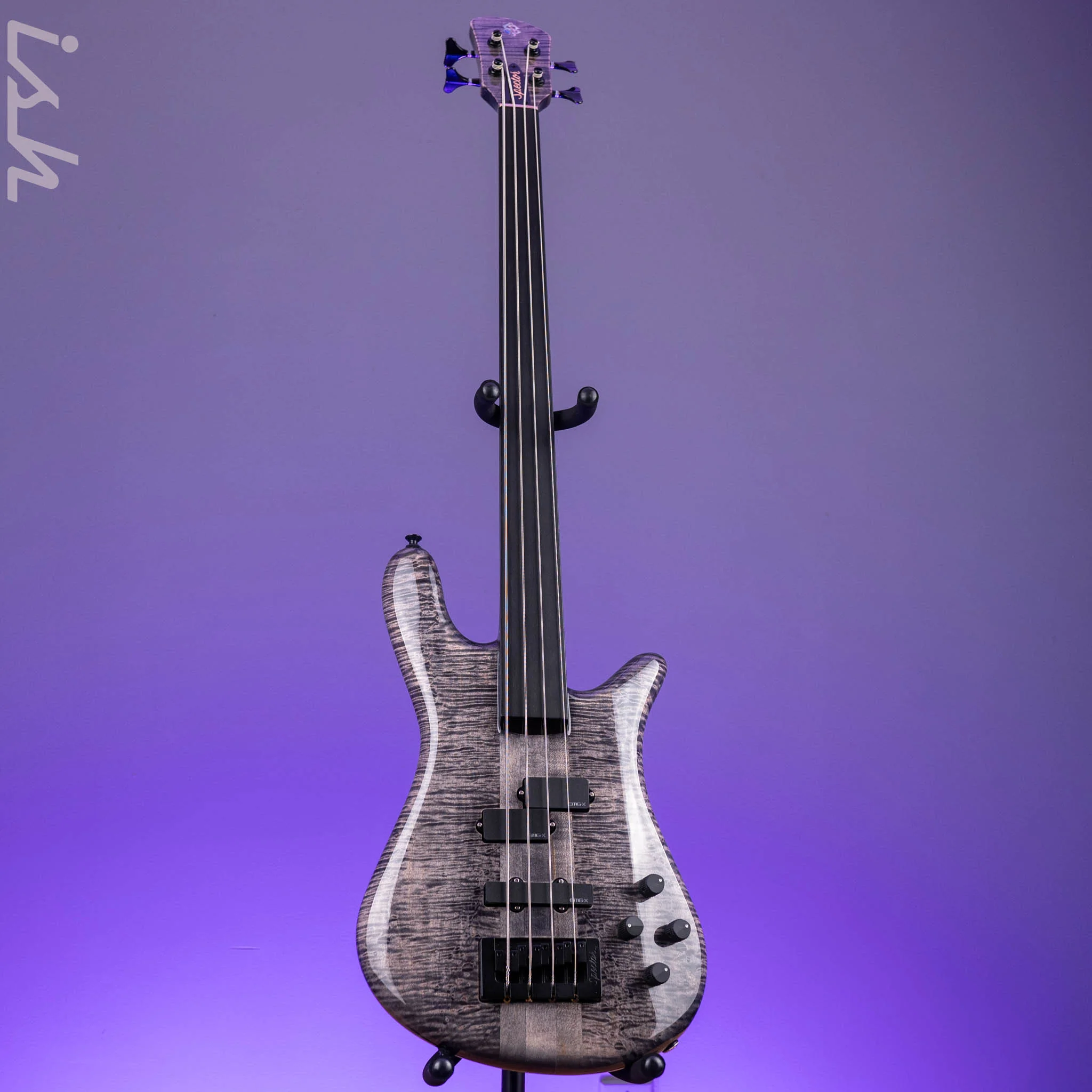Spector USA NS-2 Fretless 4-String Bass Super Faded Black - Image 2