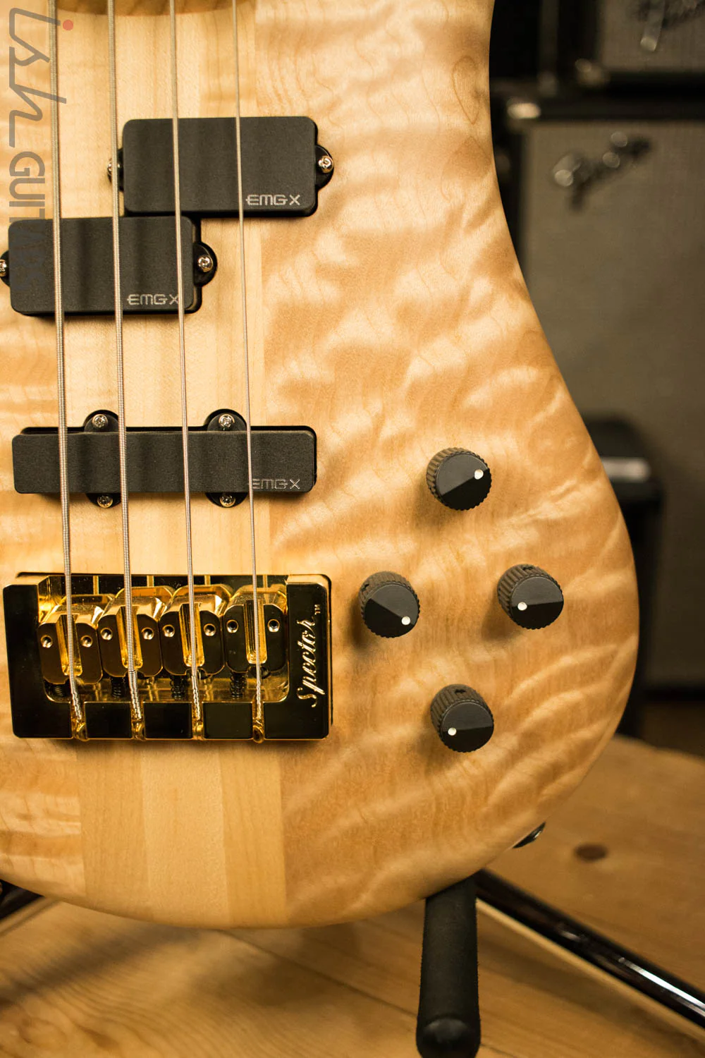 USA Spector NS-2 Solid Quilted Maple Body Maple Fretboard Matte - Image 4