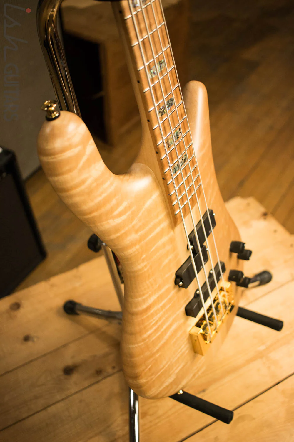USA Spector NS-2 Solid Quilted Maple Body Maple Fretboard Matte - Image 6