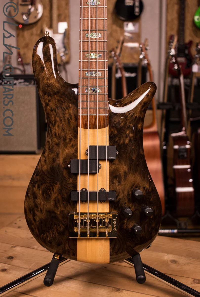 Spector NS-2 Watercured Redwood Burl 4 Used