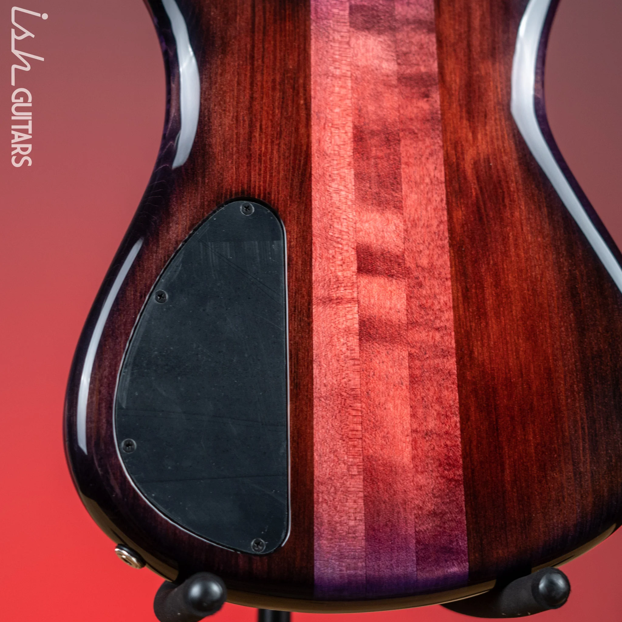 Spector NS-5 5-String Bass USA Black Cherry Purple Burst High Gloss - Image 10
