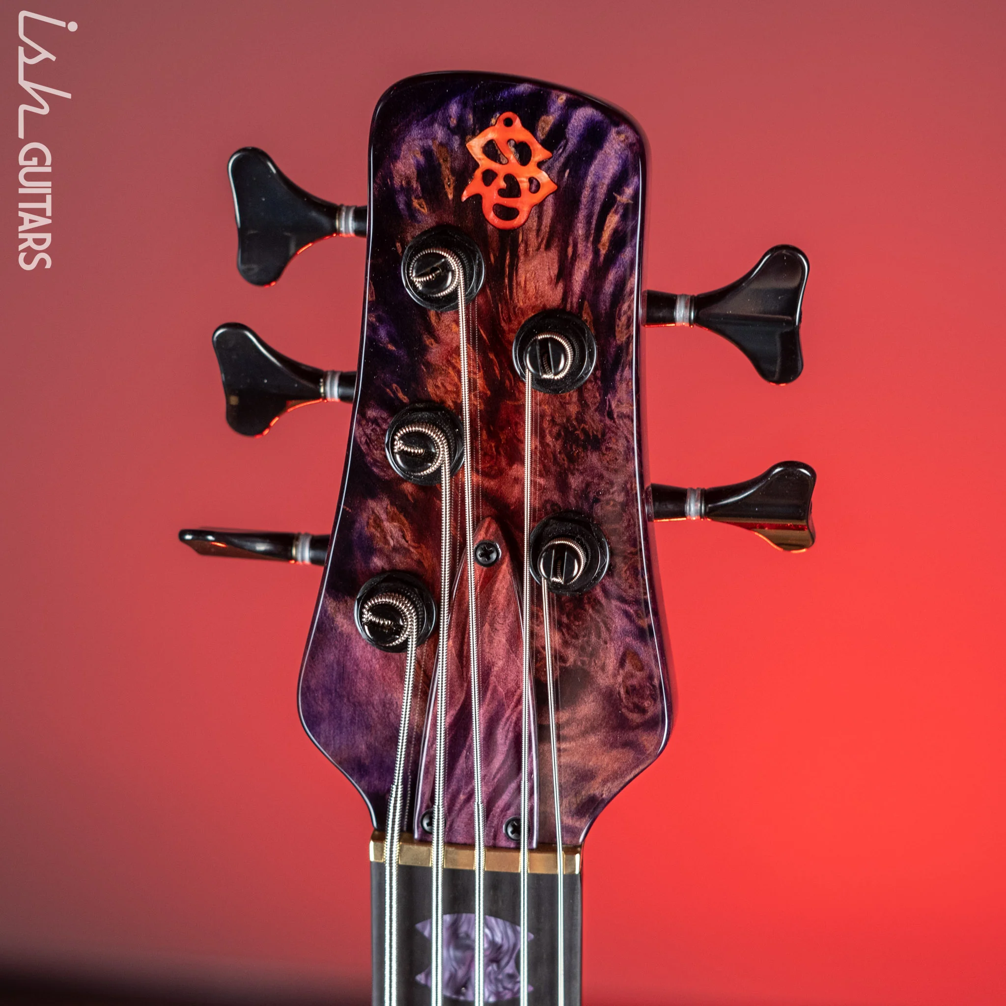 Spector NS-5 5-String Bass USA Black Cherry Purple Burst High Gloss - Image 6