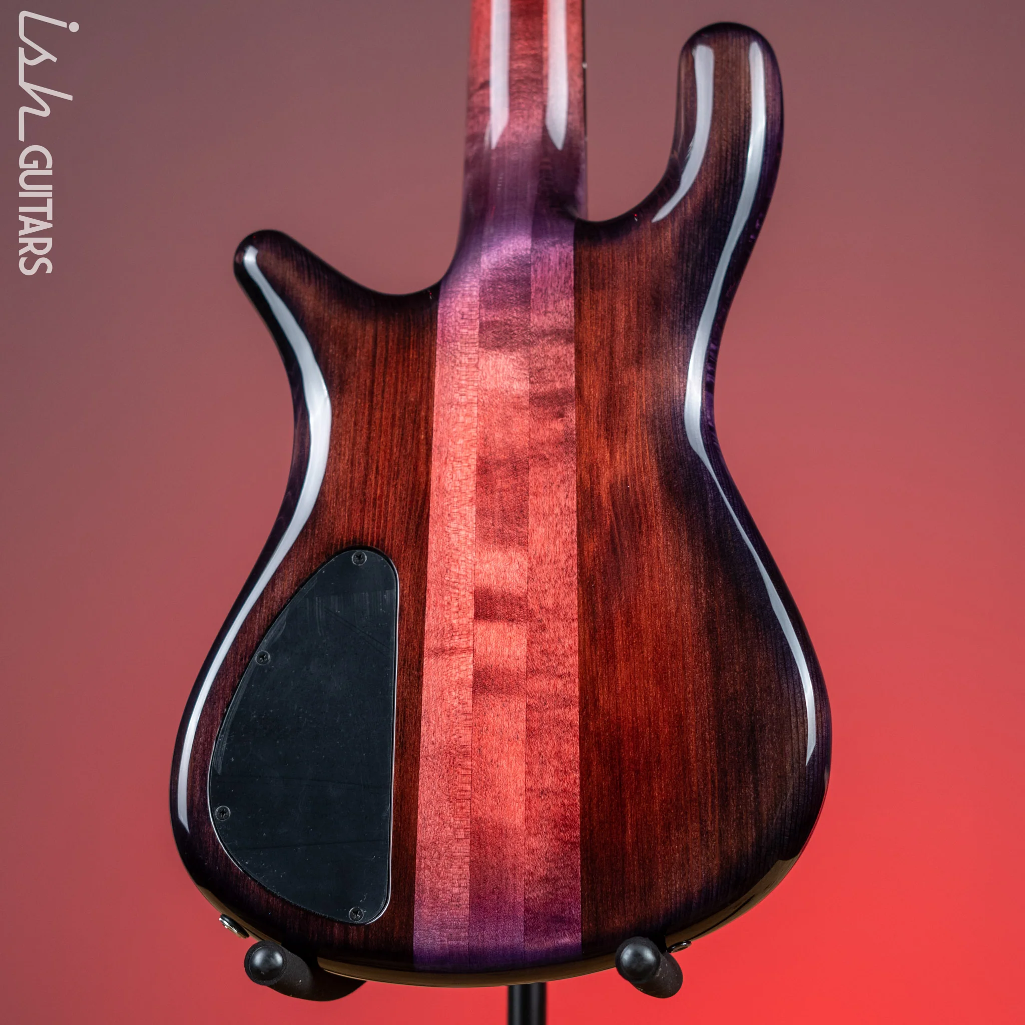 Spector NS-5 5-String Bass USA Black Cherry Purple Burst High Gloss - Image 8