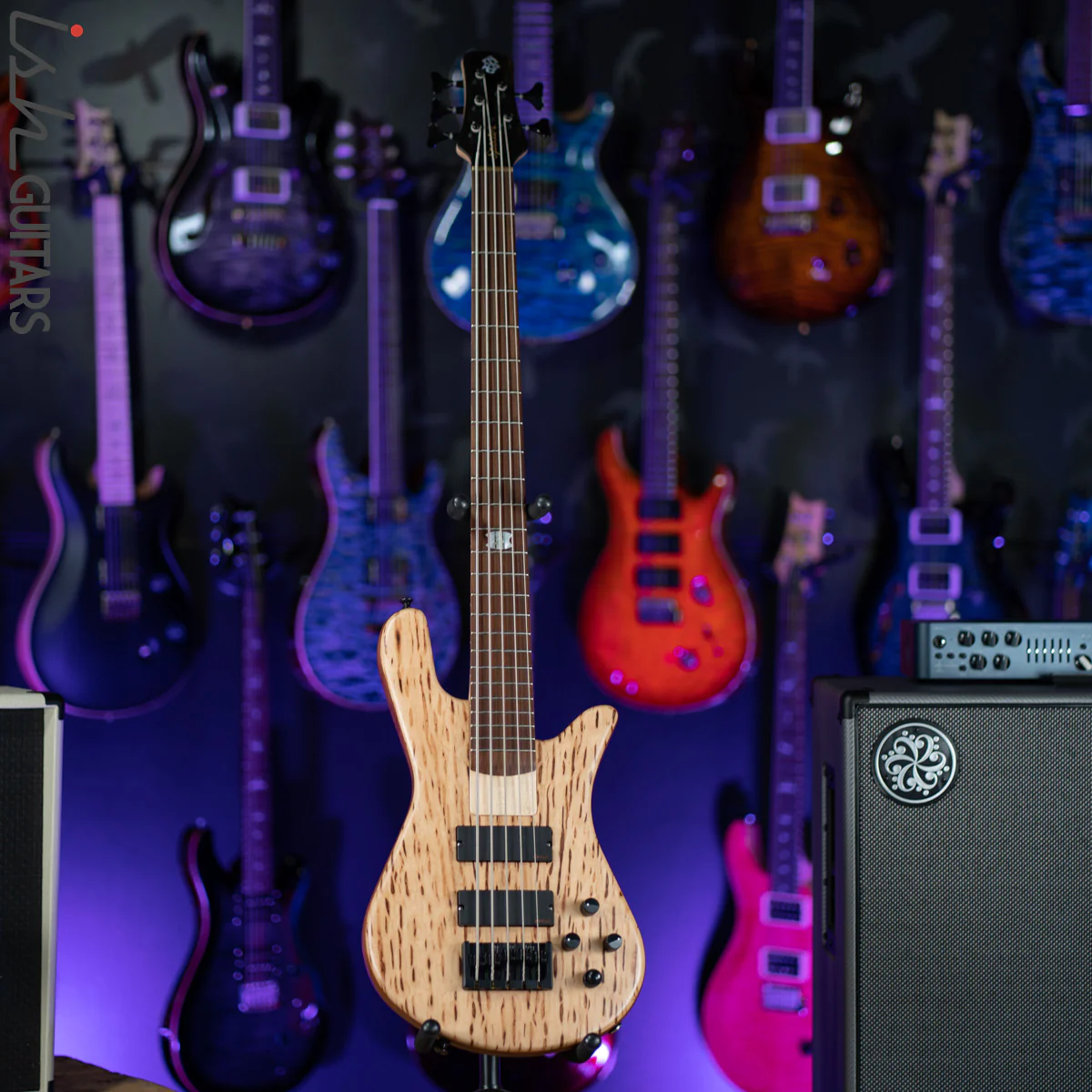 Spector USA NS-5 String Bolt On Bark Infused Maple USA Bass Guitar - Image 2