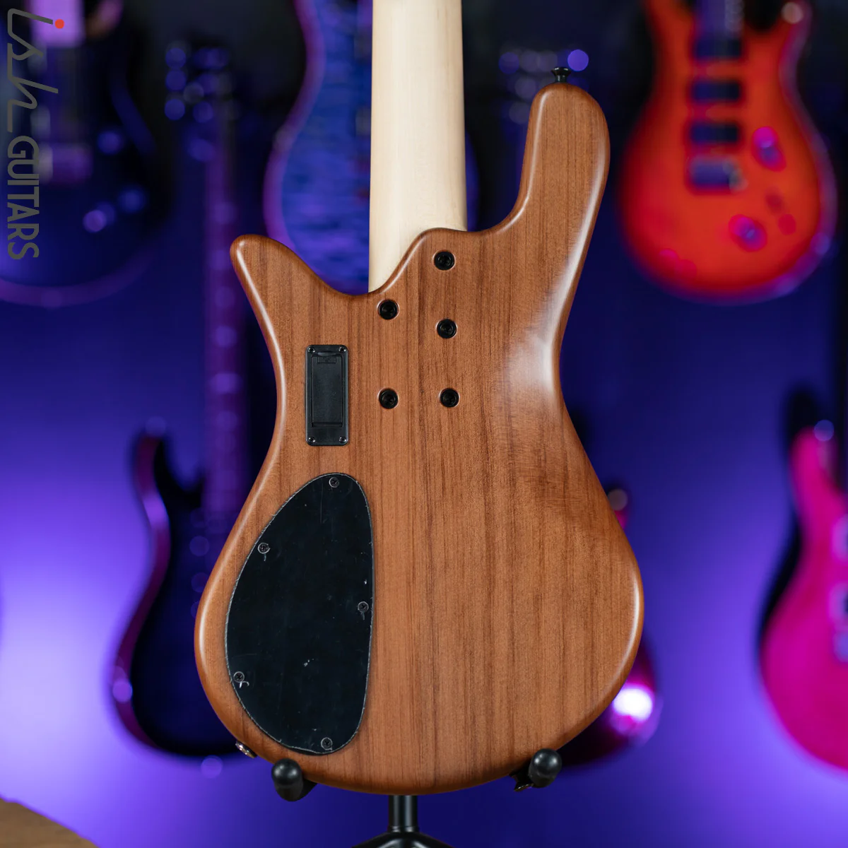 Spector USA NS-5 String Bolt On Bark Infused Maple USA Bass Guitar - Image 8