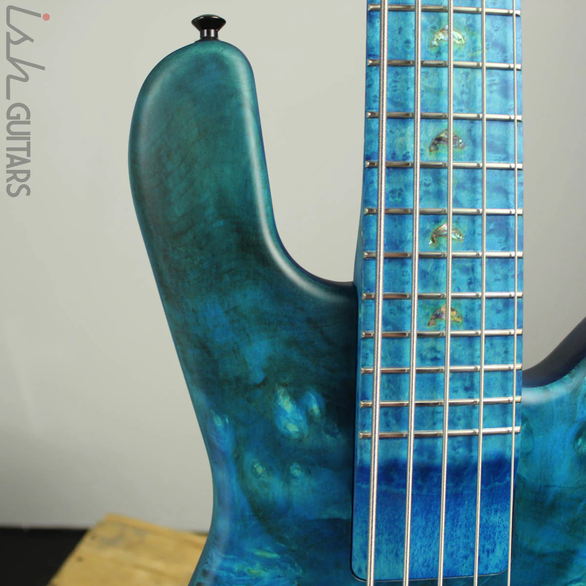 Spector NS-2 5-String Ish Limited Buckeye Burl Coral Blue - Image 4