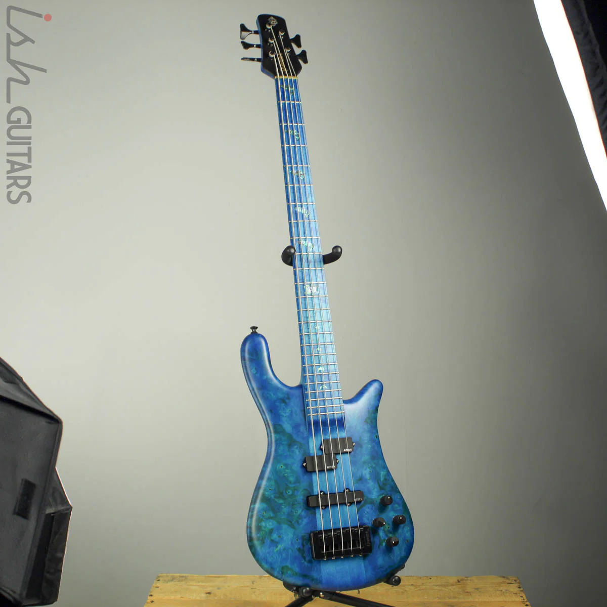 Spector NS-5XL Ish Limited 2018 Buckeye Burl Coral Blue Bass - Image 2