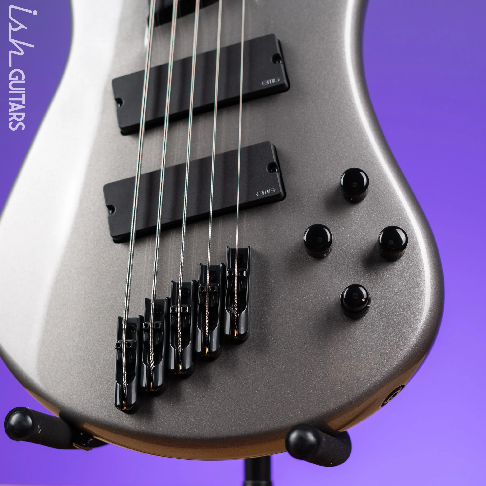 Spector NS Dimension 5 HP Multi-Scale Bass Gunmetal Gloss Demo - Image 4