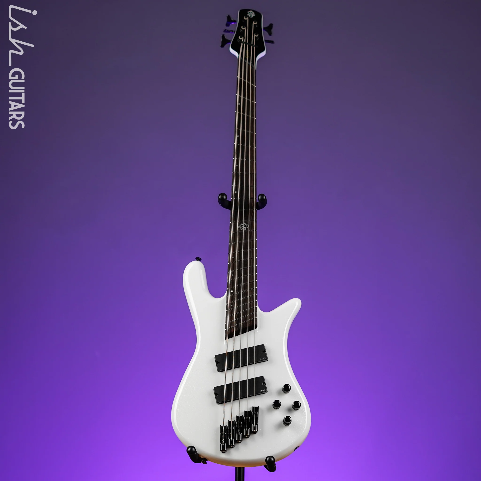 Spector NS Dimension 5 HP Multi-Scale Bass Solid Gloss White - Image 2