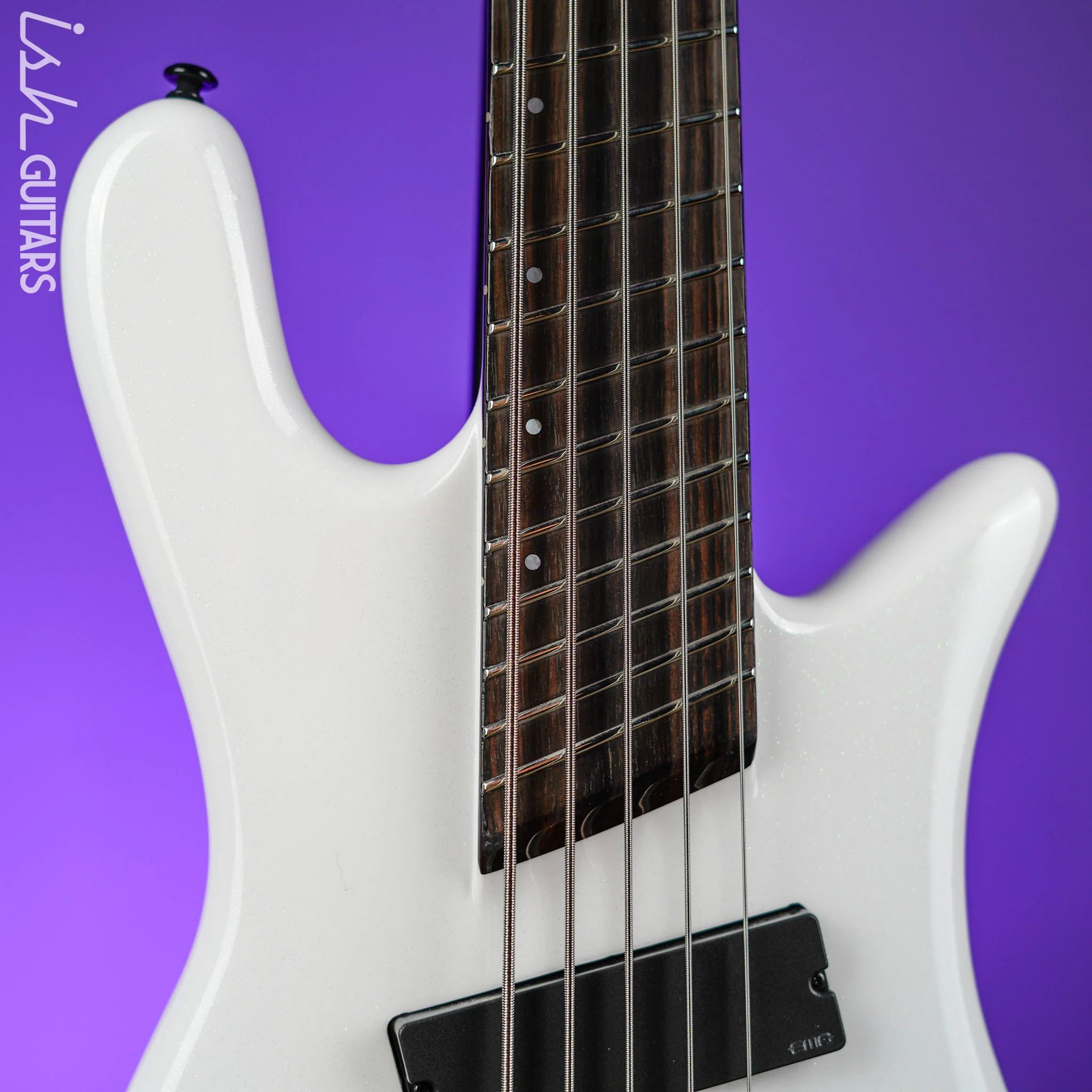Spector NS Dimension 5 HP Multi-Scale Bass Solid Gloss White - Image 3