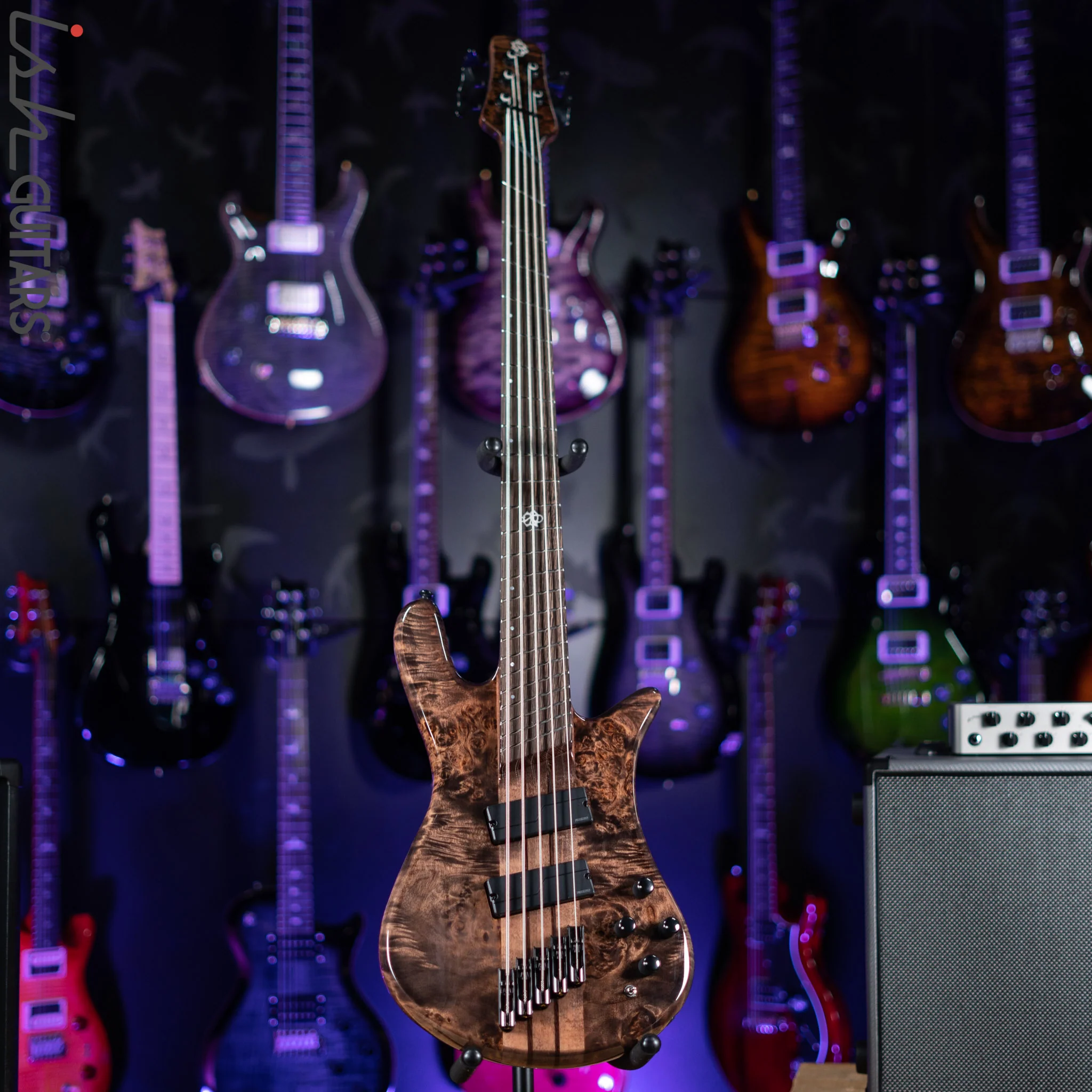 Spector NS Dimension 5 Multi-Scale Super Faded Black Gloss w/ Hardshell Case - Image 2