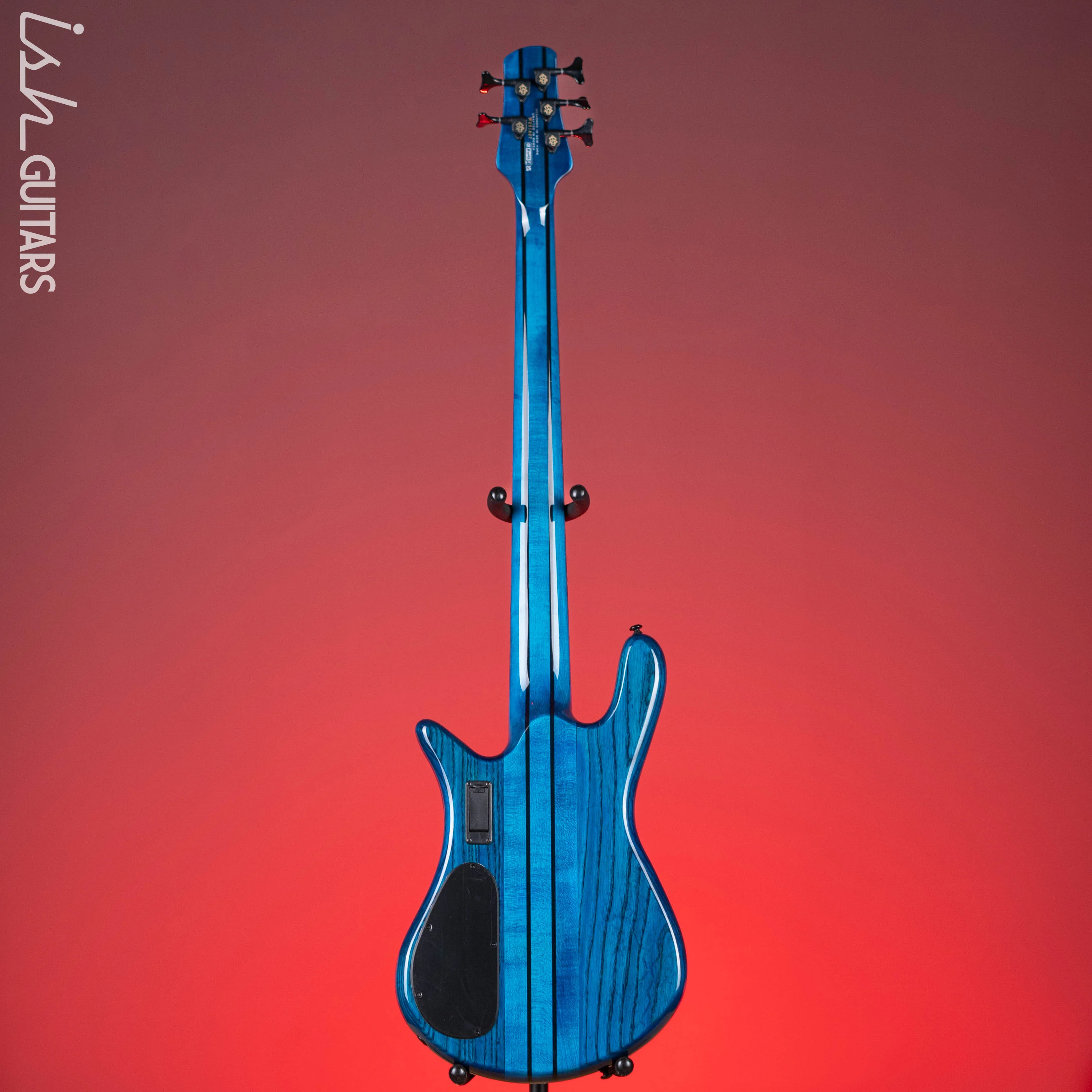 Spector NS Dimension 5 Multiscale Bass Black and Blue Gloss - Image 7