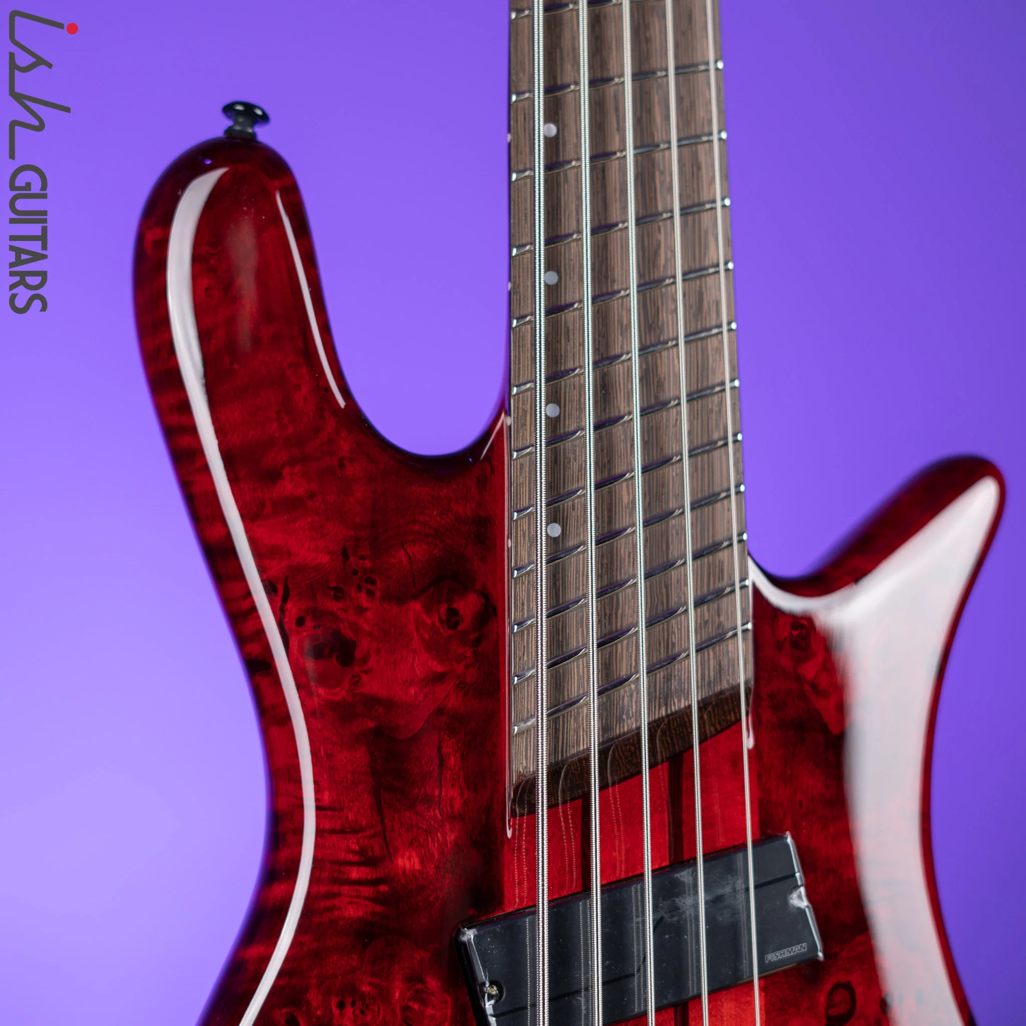 Spector NS Dimension 5 Multiscale Bass Inferno Red Gloss - Image 3