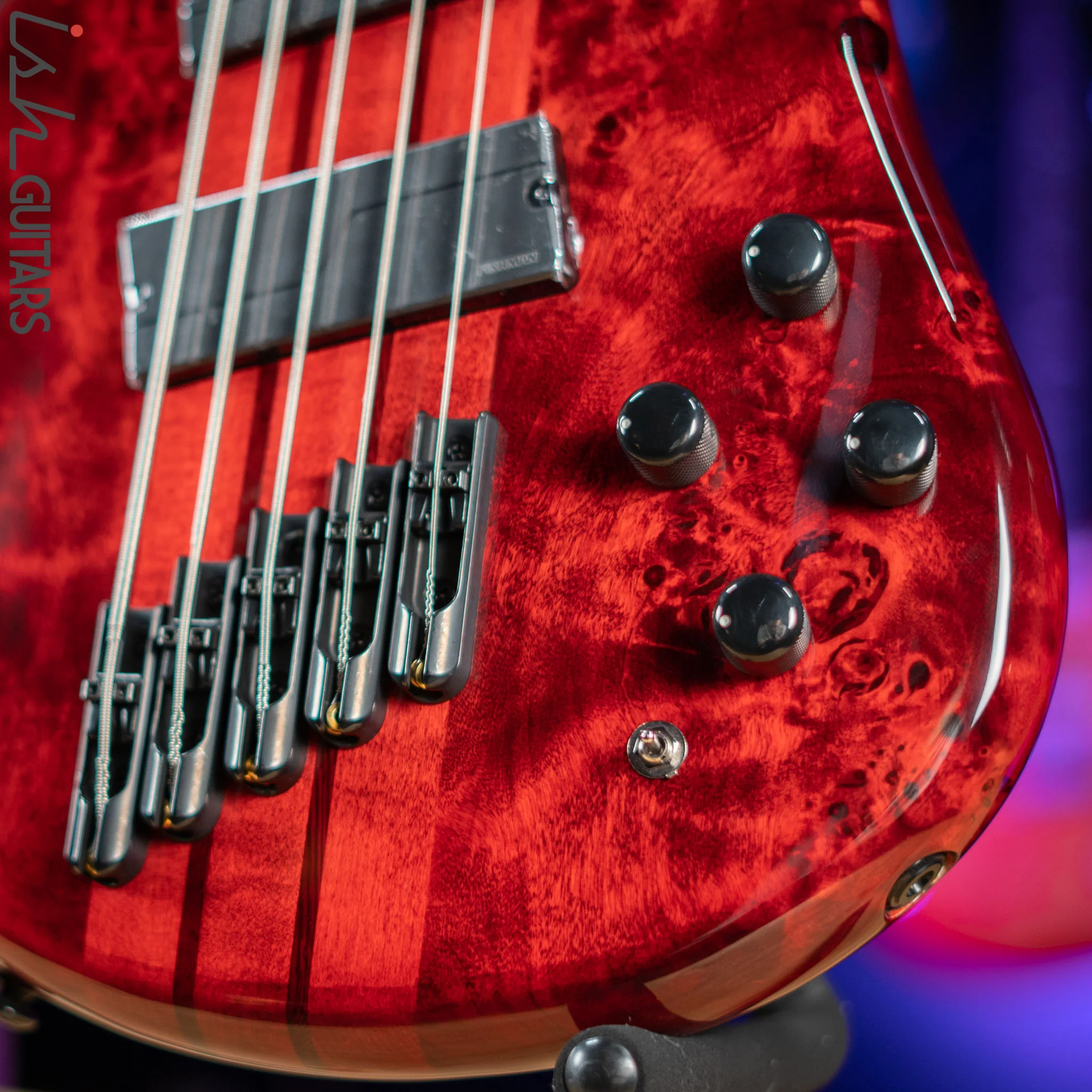 Spector NS Dimension 5 Multiscale Bass Inferno Red Gloss - Image 4