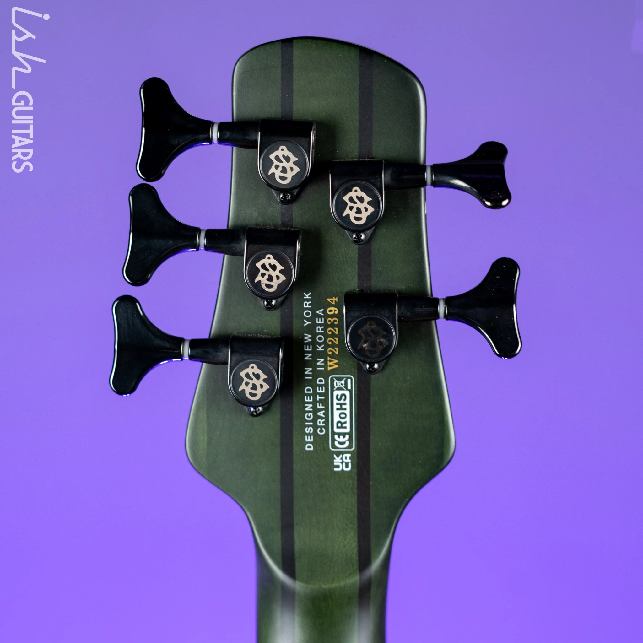 Spector NS Dimension Multi-Scale Left-Handed 5-String Bass Haunted Moss Matte B-Stock - Image 13