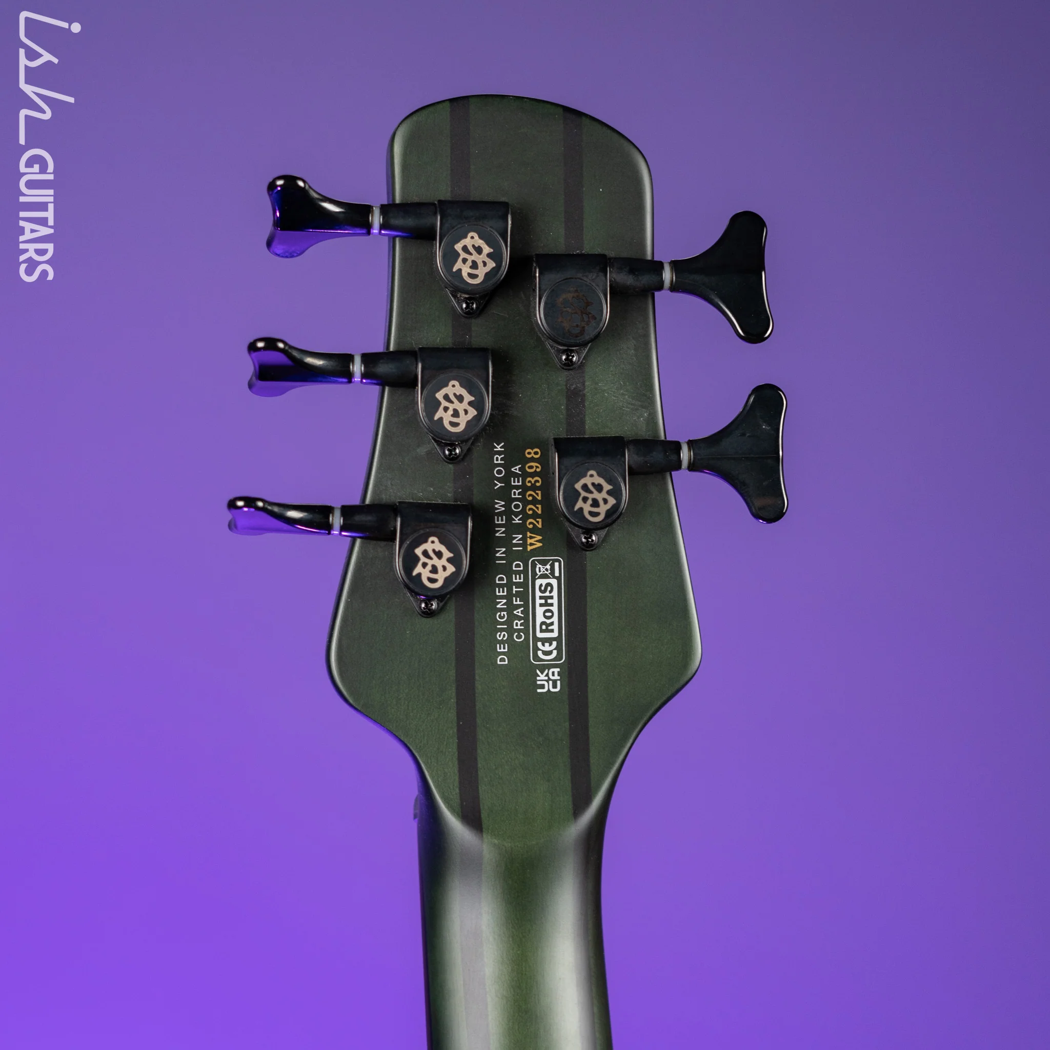 Spector NS Dimension Multi-Scale Left-Handed 5-String Bass Haunted Moss Matte - Image 10