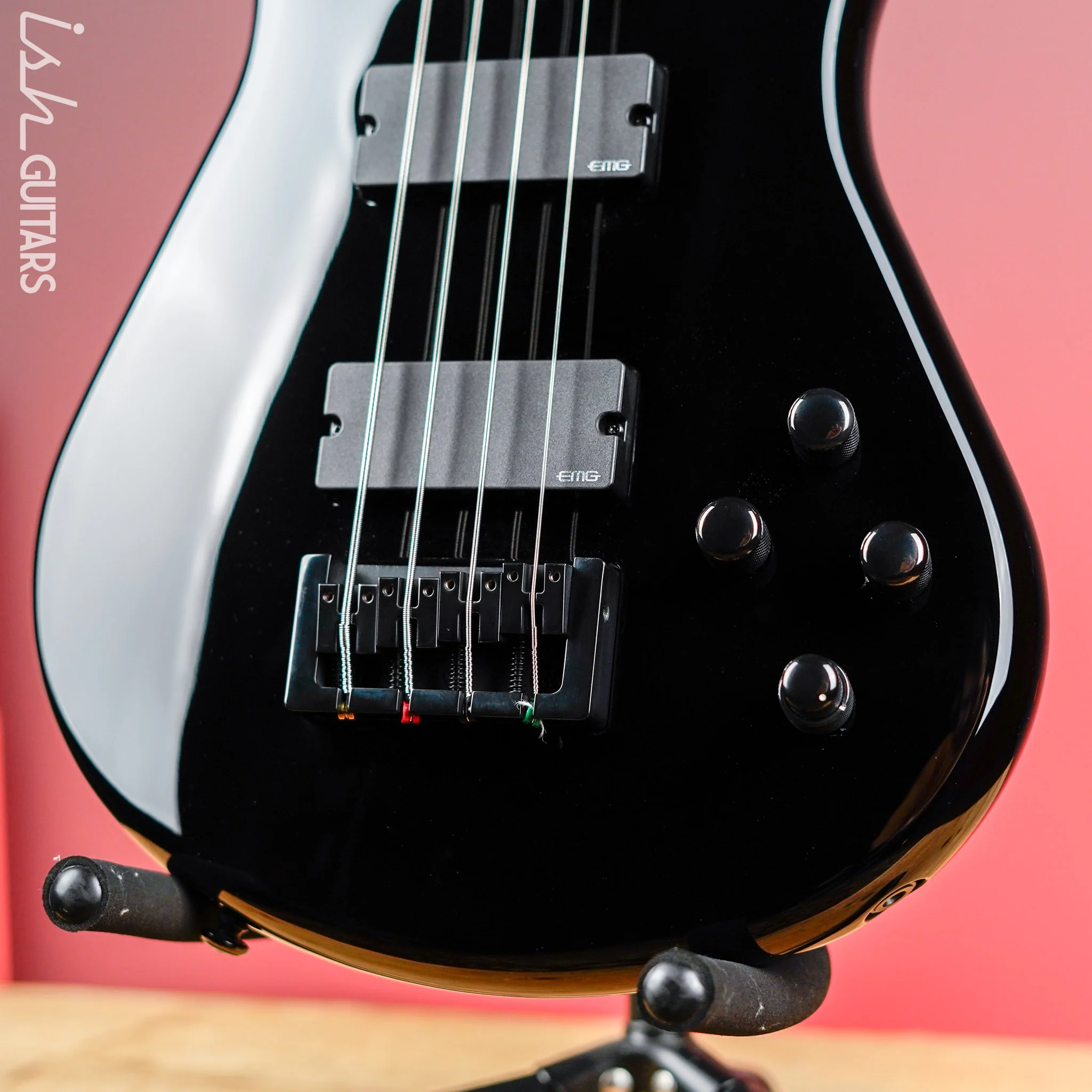 Spector NS Ethos 4 HP Bass Solid Black Gloss Demo - Image 4
