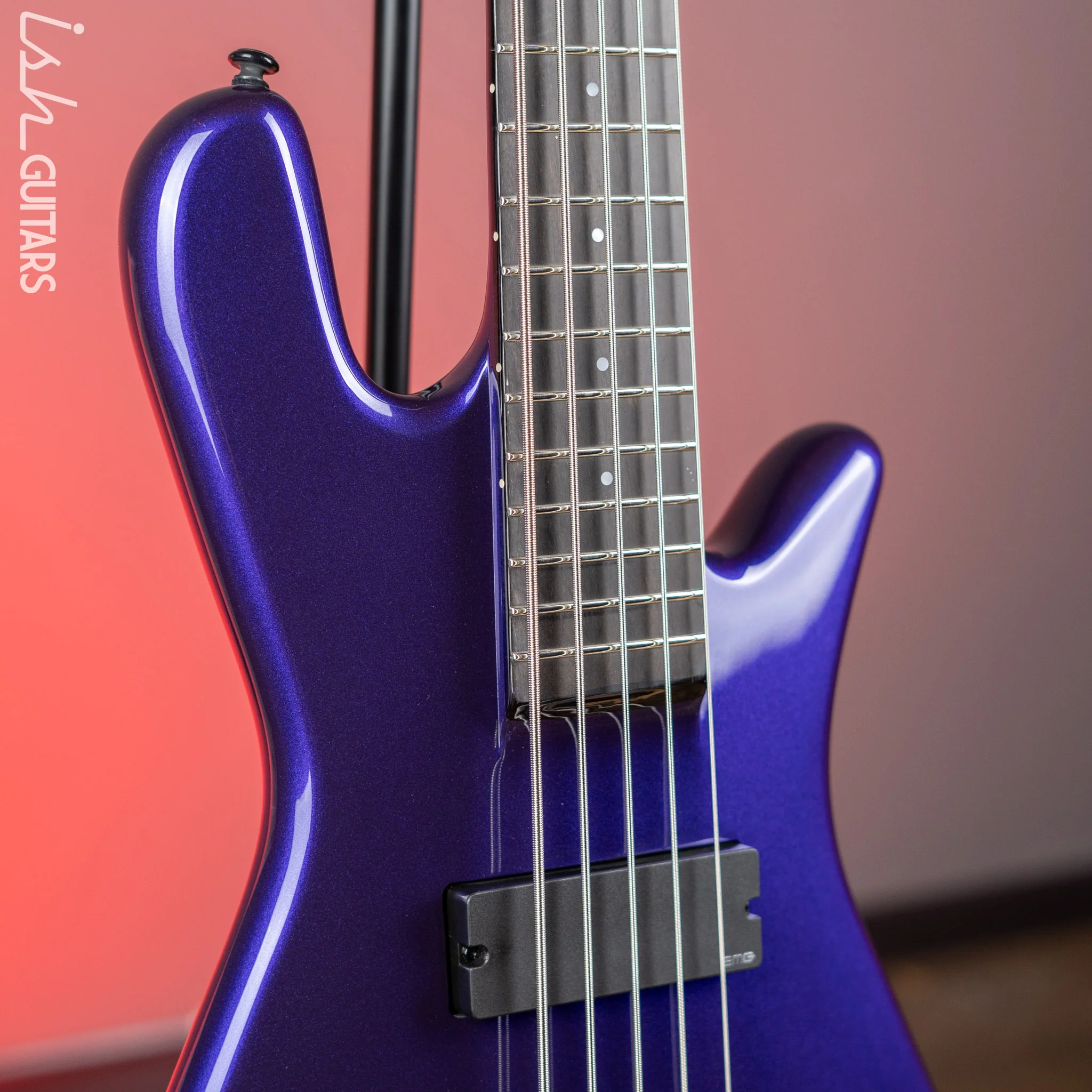 Spector NS Ethos 5 HP Bass Plum Crazy Demo - Image 3