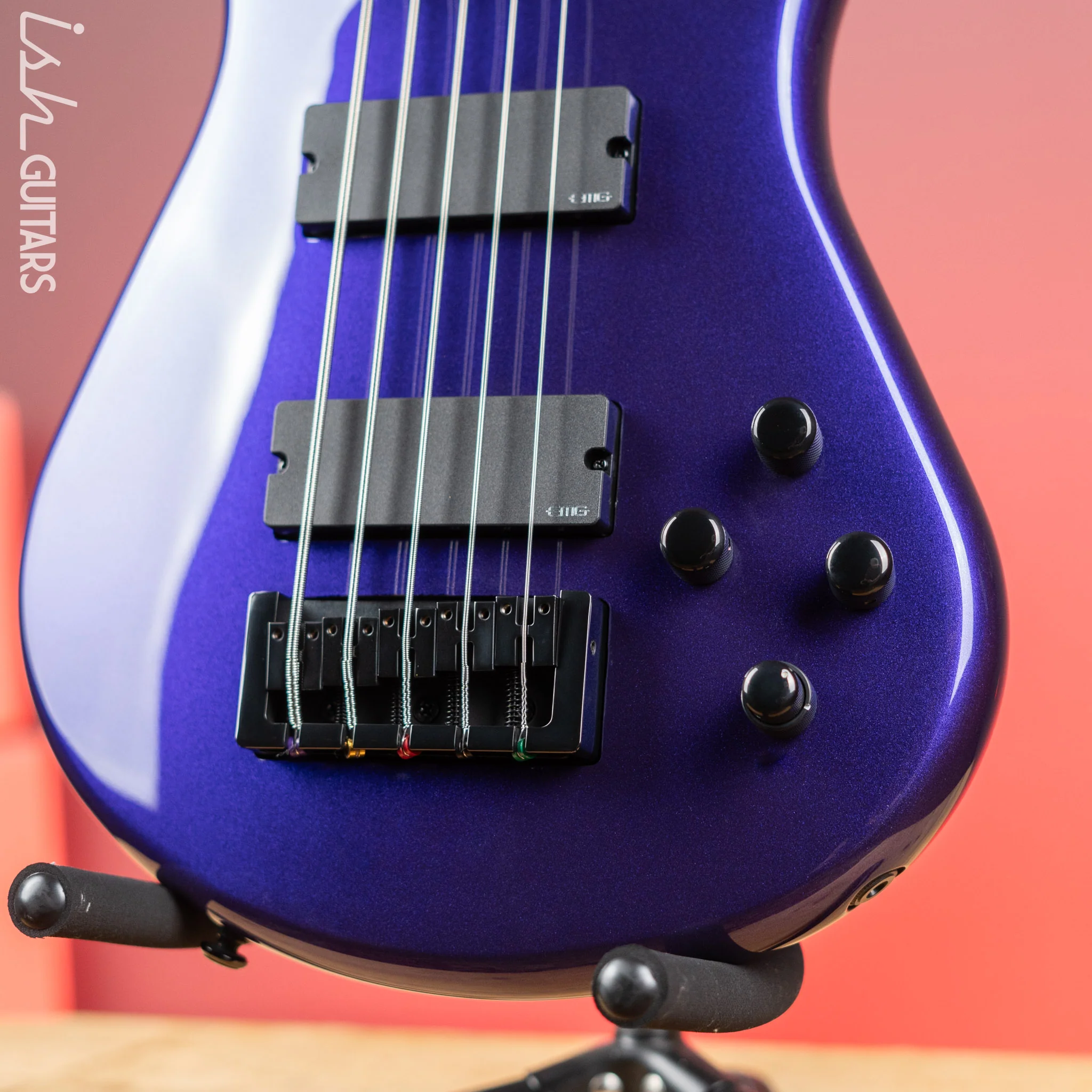 Spector NS Ethos 5 HP Bass Plum Crazy Demo - Image 4