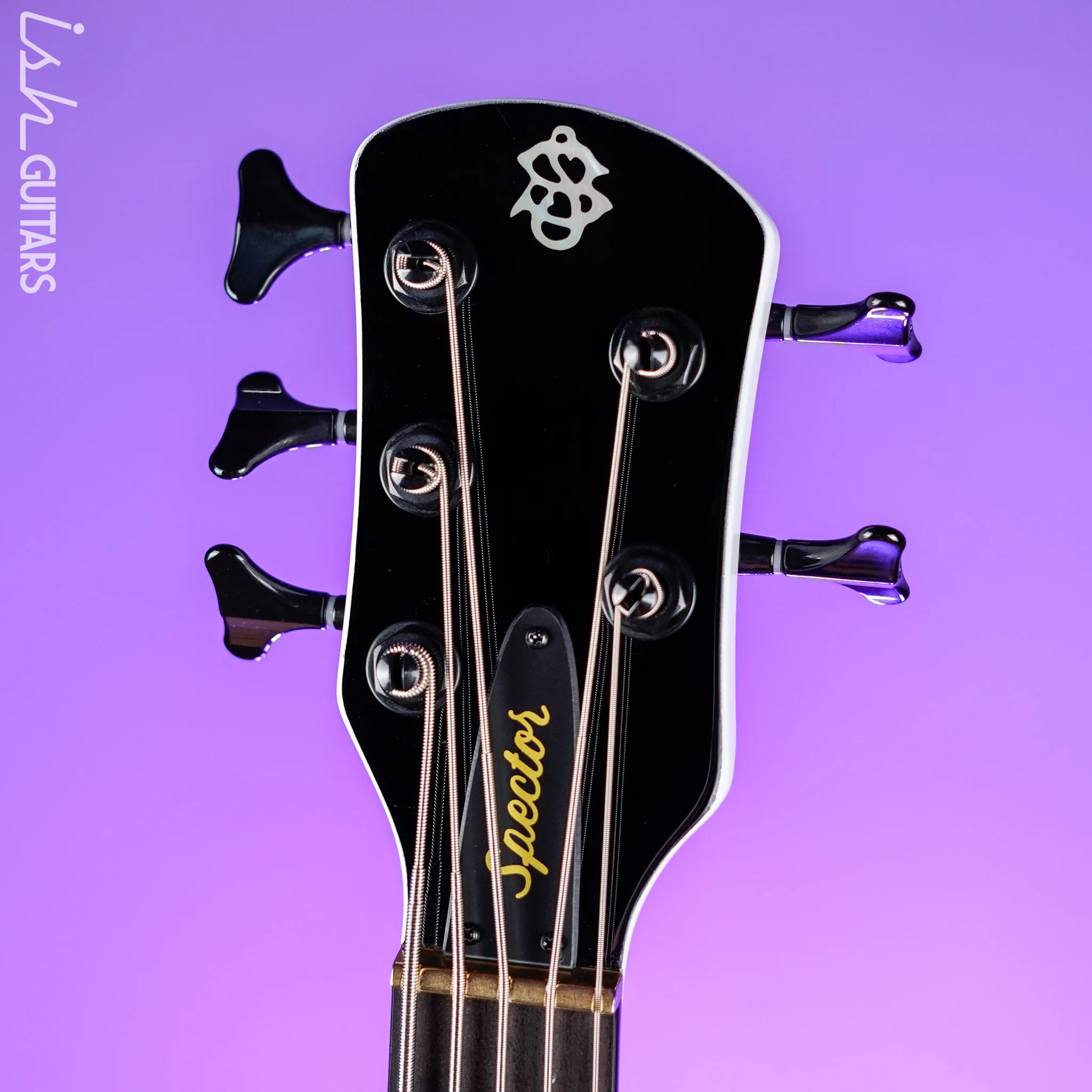Spector NS Ethos 5 HP Bass Solid White Gloss Demo - Image 5