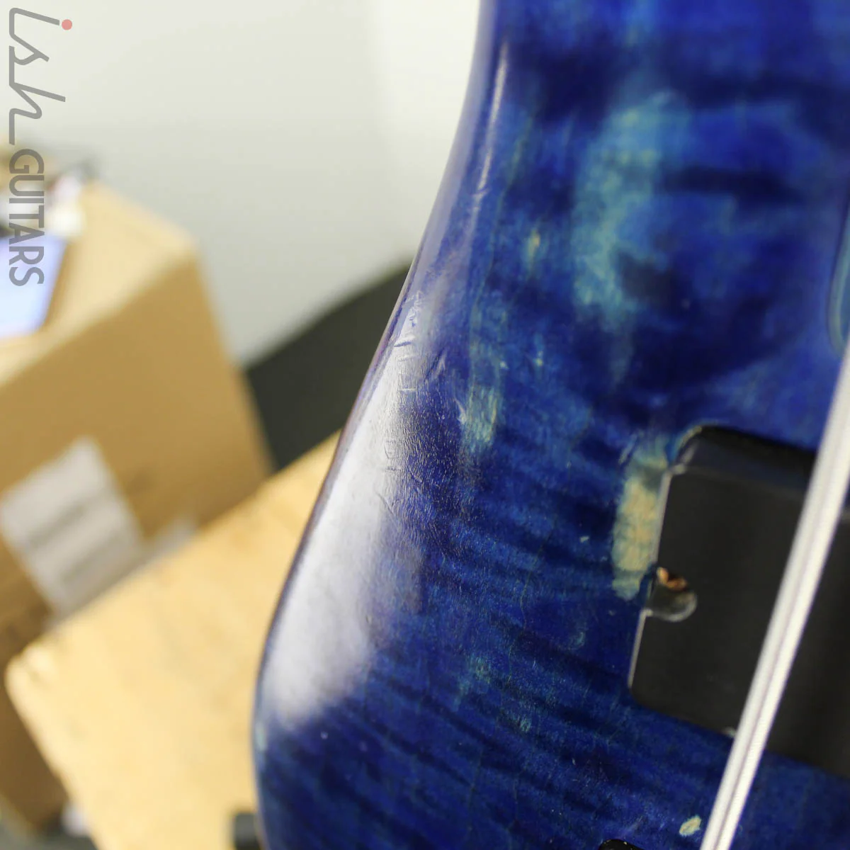 2004 Spector NS-JH6 Blue Flame Maple - Image 10