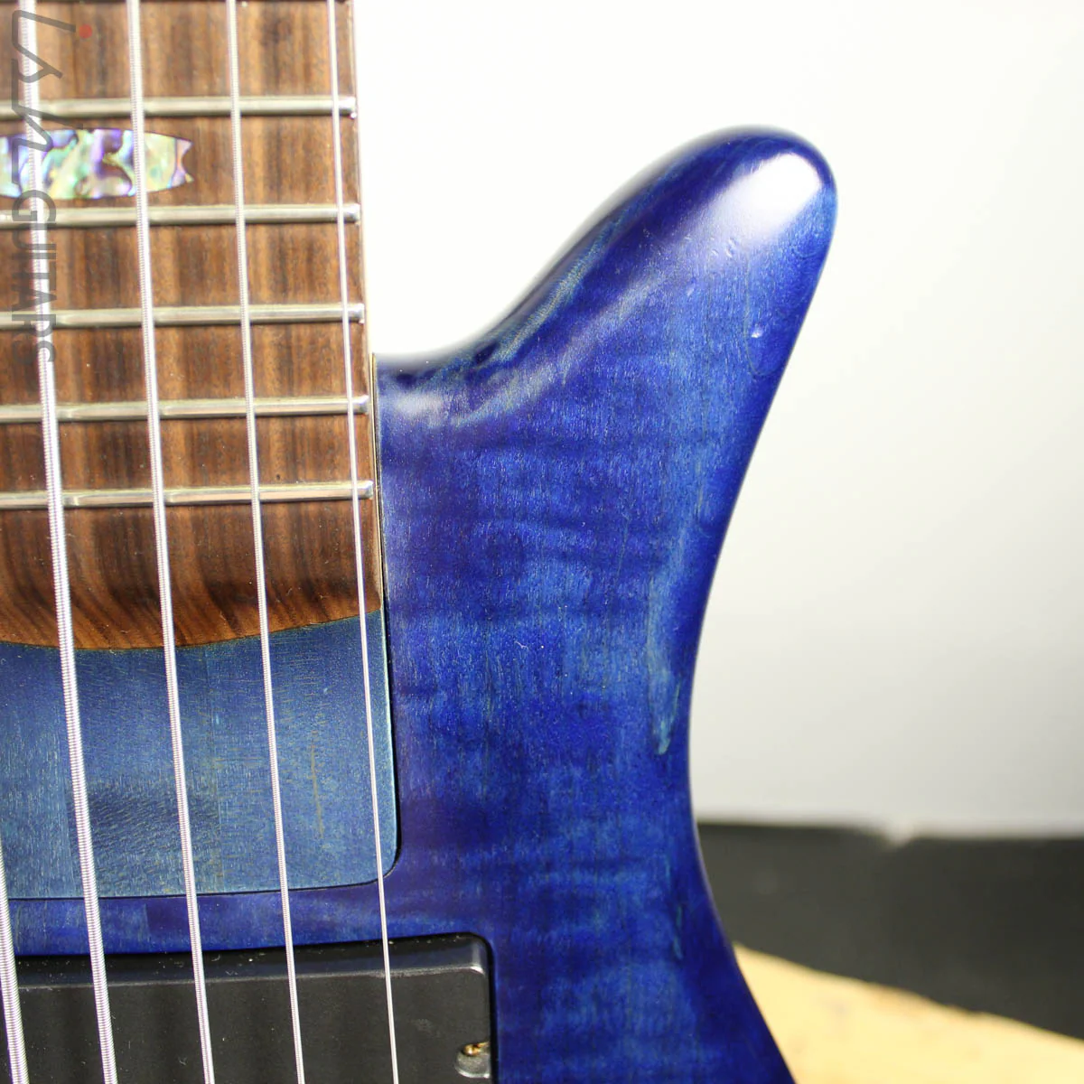 2004 Spector NS-JH6 Blue Flame Maple - Image 7