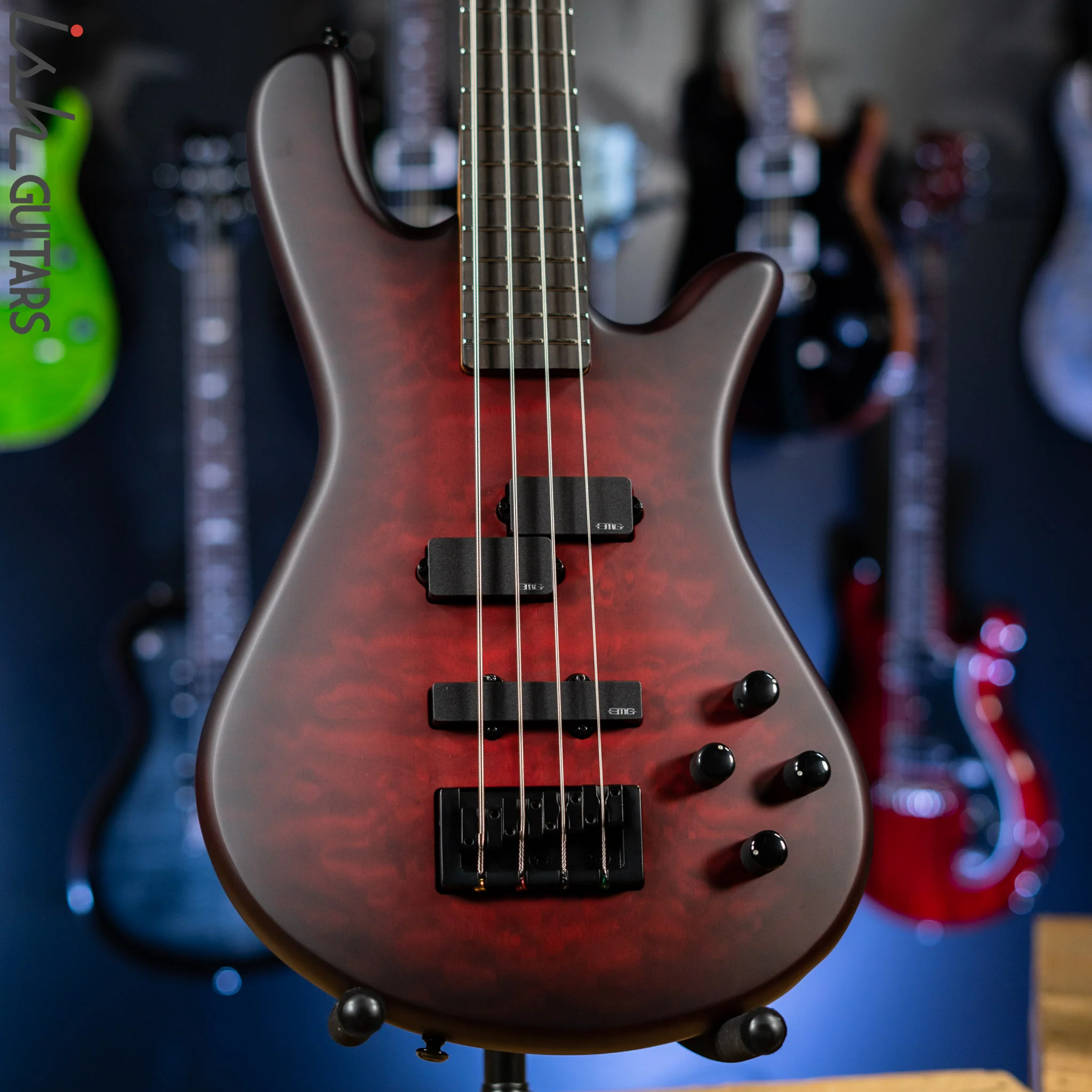 Spector NS Pulse II 4-String Bass Black Cherry Matte Demo