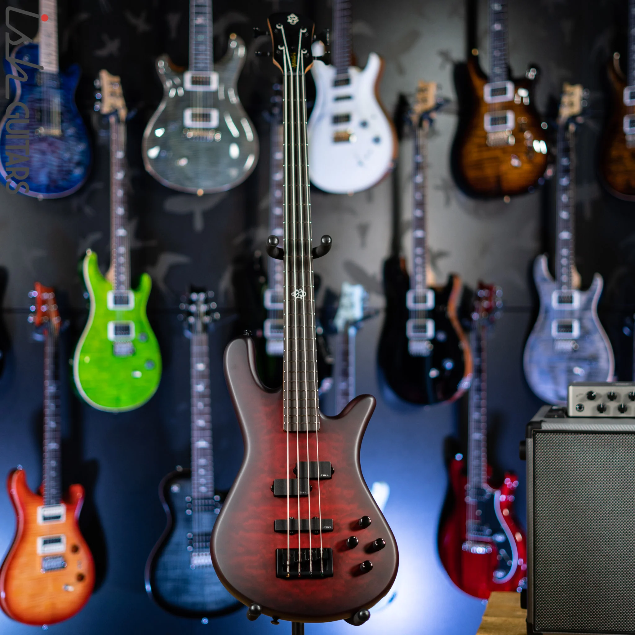 Spector NS Pulse II 4-String Bass Black Cherry Matte Demo - Image 2