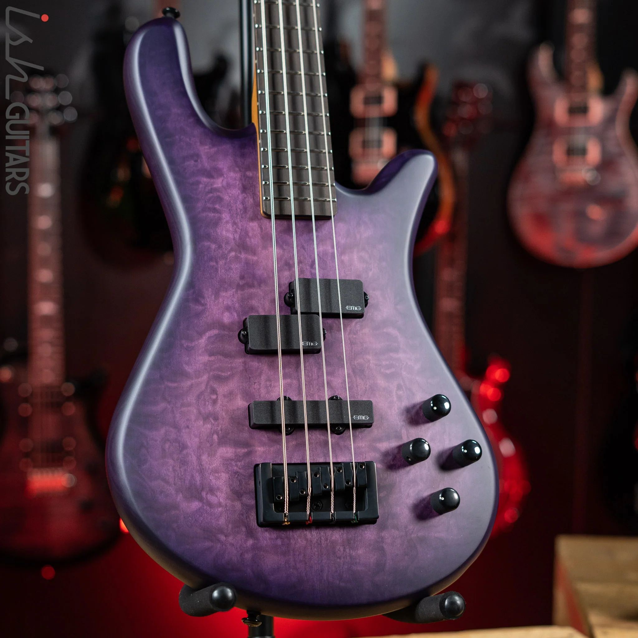 Spector NS Pulse II 4-String Bass Ultra Violet Matte Demo