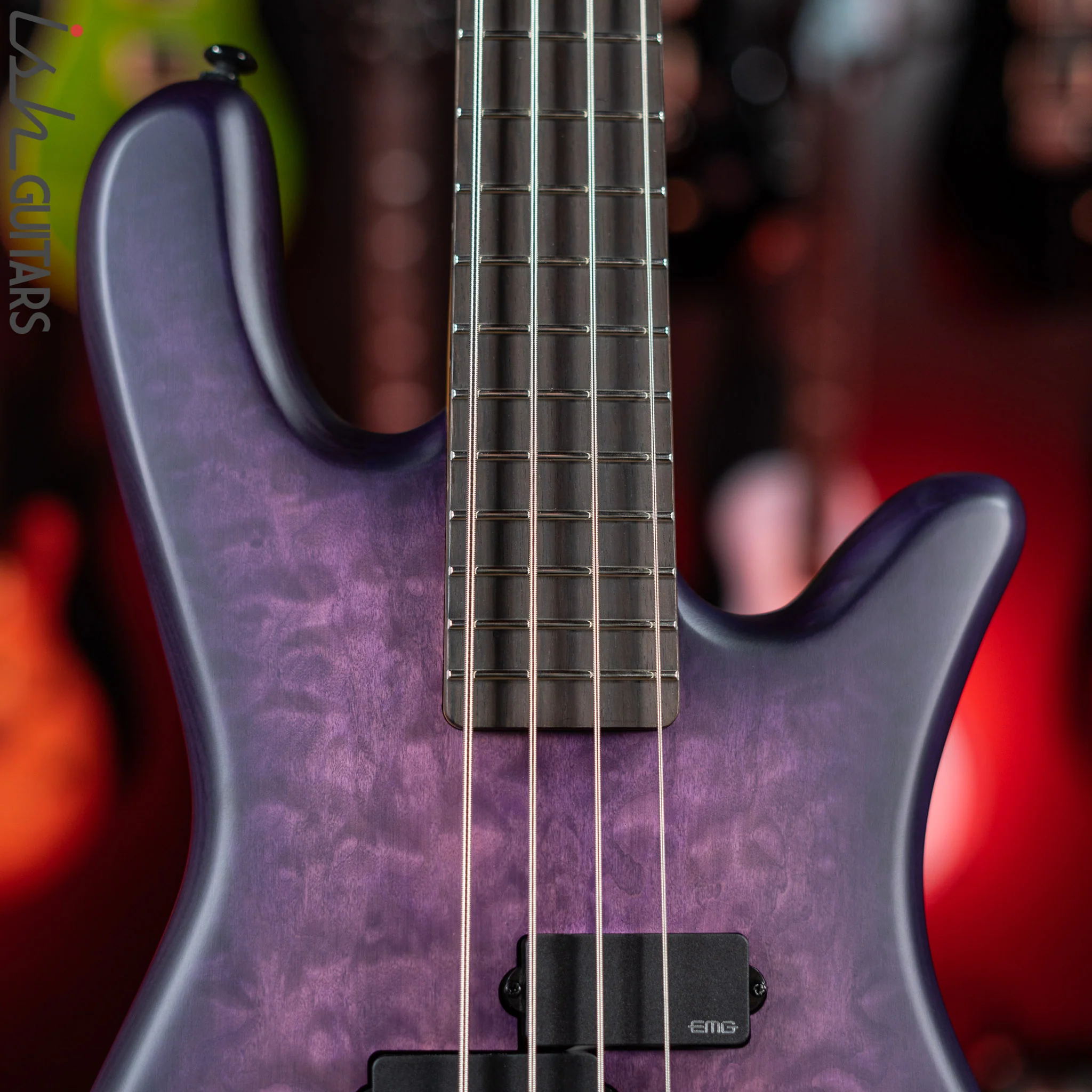 Spector NS Pulse II 4-String Bass Ultra Violet Matte Demo - Image 3