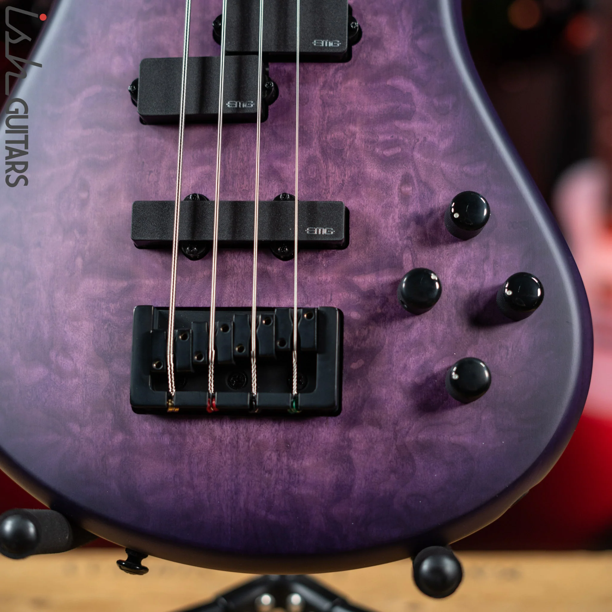 Spector NS Pulse II 4-String Bass Ultra Violet Matte Demo - Image 4
