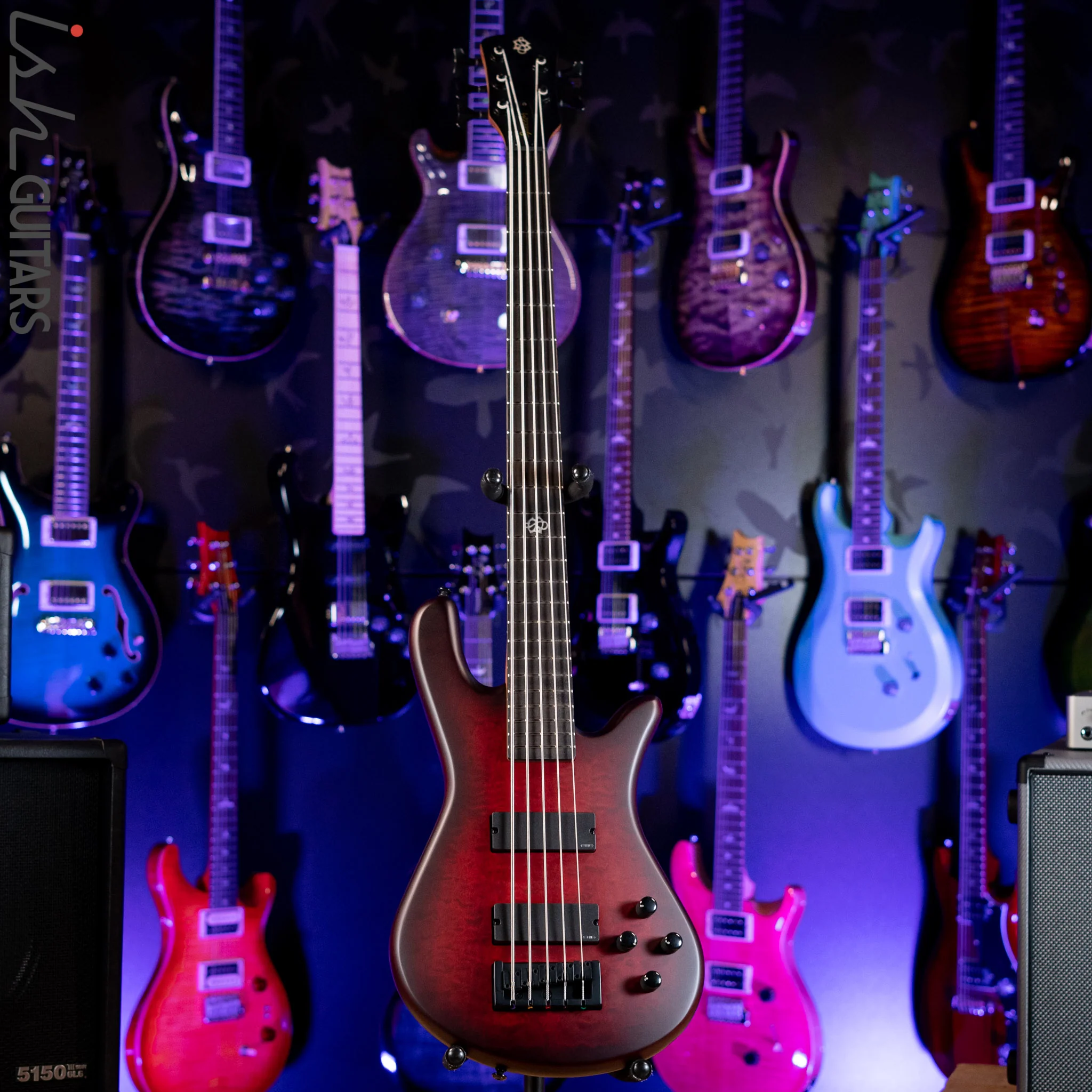 Spector NS Pulse II 5-String Bass Black Cherry Matte Demo - Image 2