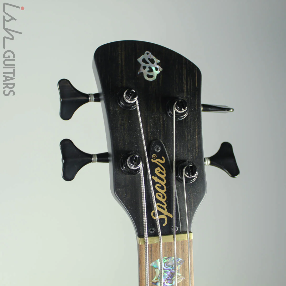 Spector Singlecut SC4 NS-2 Bass Black Stain Burst Matte Reclaimed Redwood - Image 7