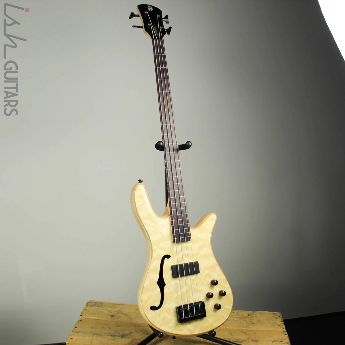 Spector SpectorCore 4 Fretless Aged Natural Gloss - Image 2