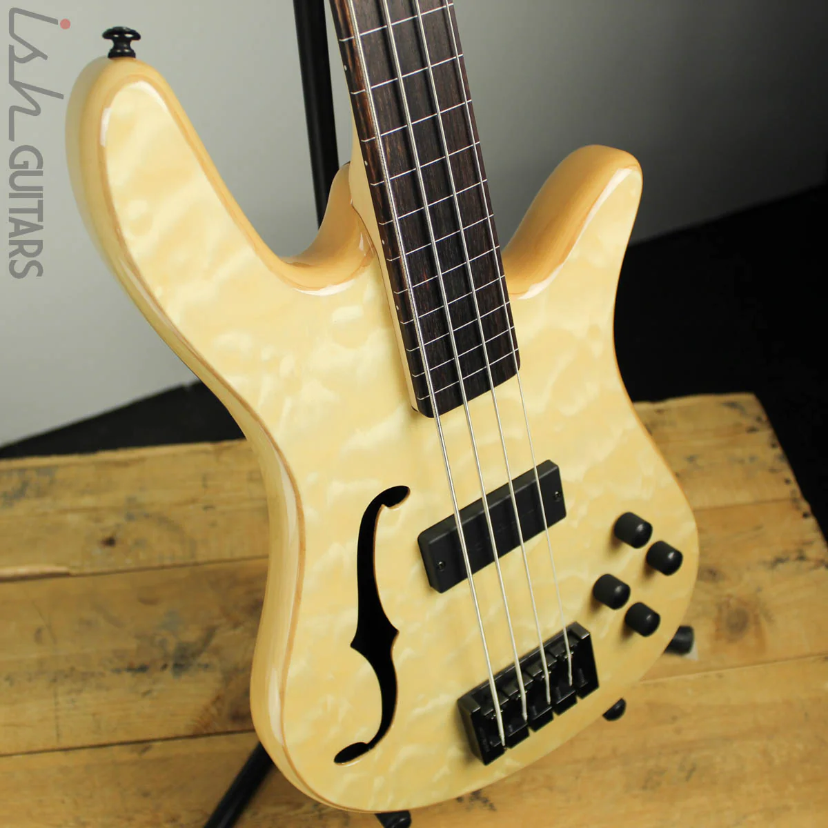 Spector SpectorCore 4 Fretless Aged Natural Gloss - Image 7
