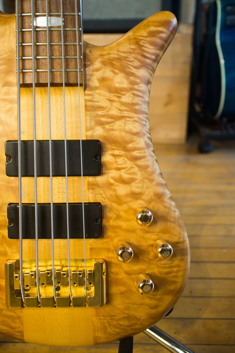 Spector SSD NS-5 1993 Solid Quilted Maple Natural - Image 5