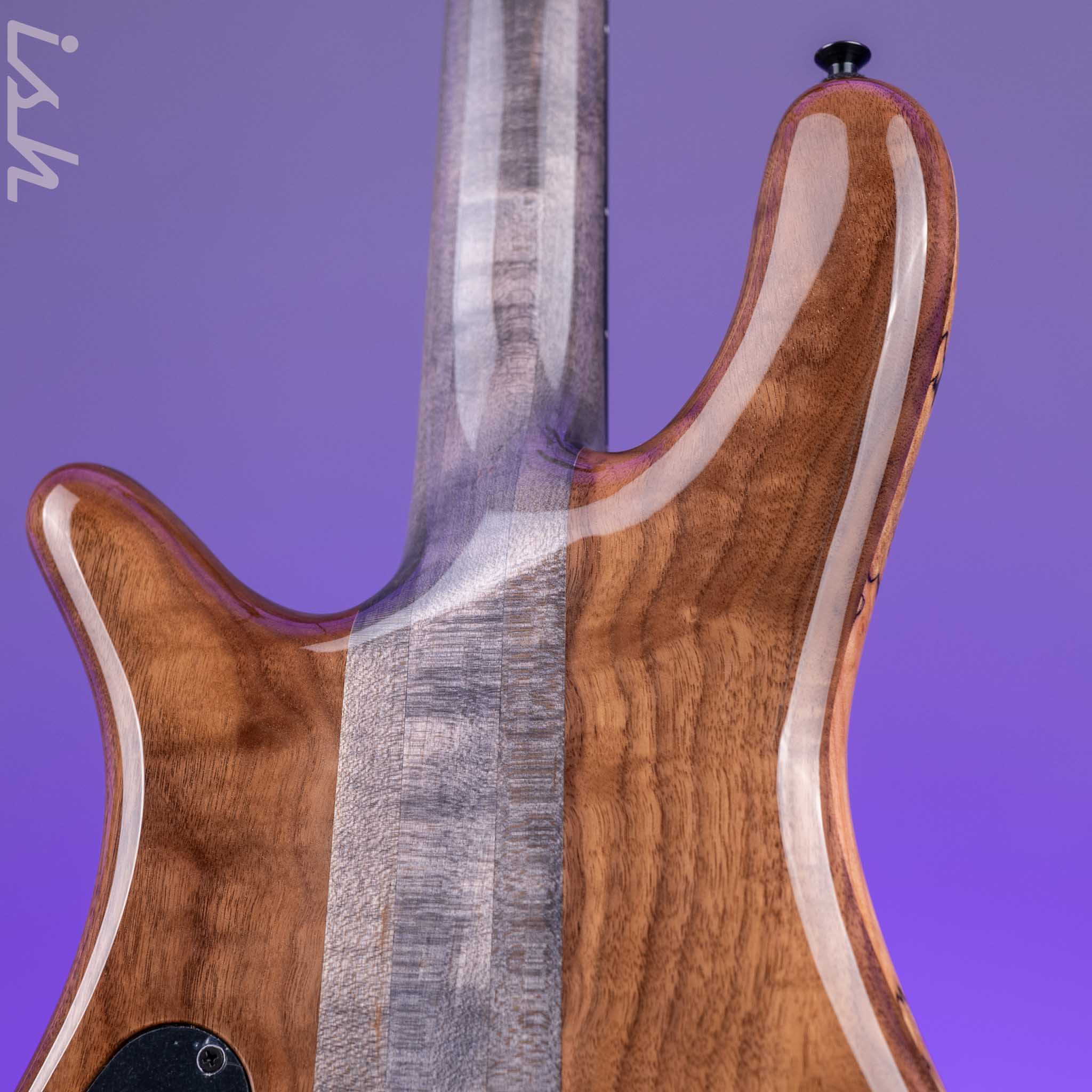 Spector USA NS-2 4-String Bass Natural Spalted Maple Charcoal Block - Image 10