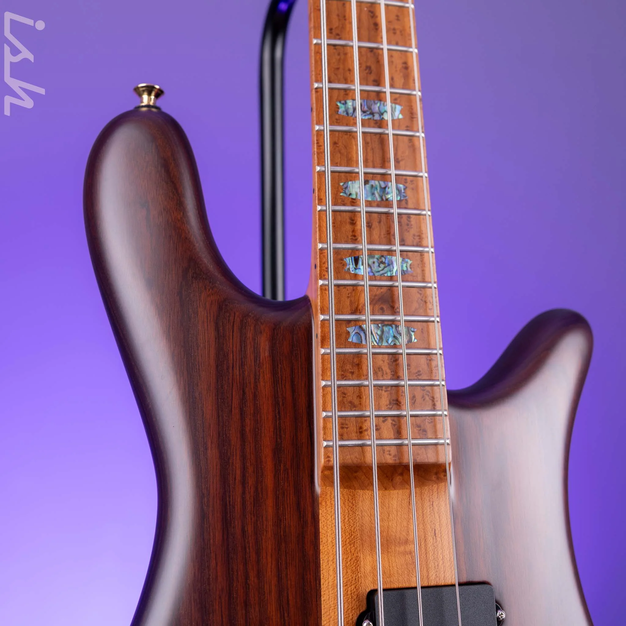 Spector USA NS-2 4-String Roasted Ash Natural Matte - Image 3