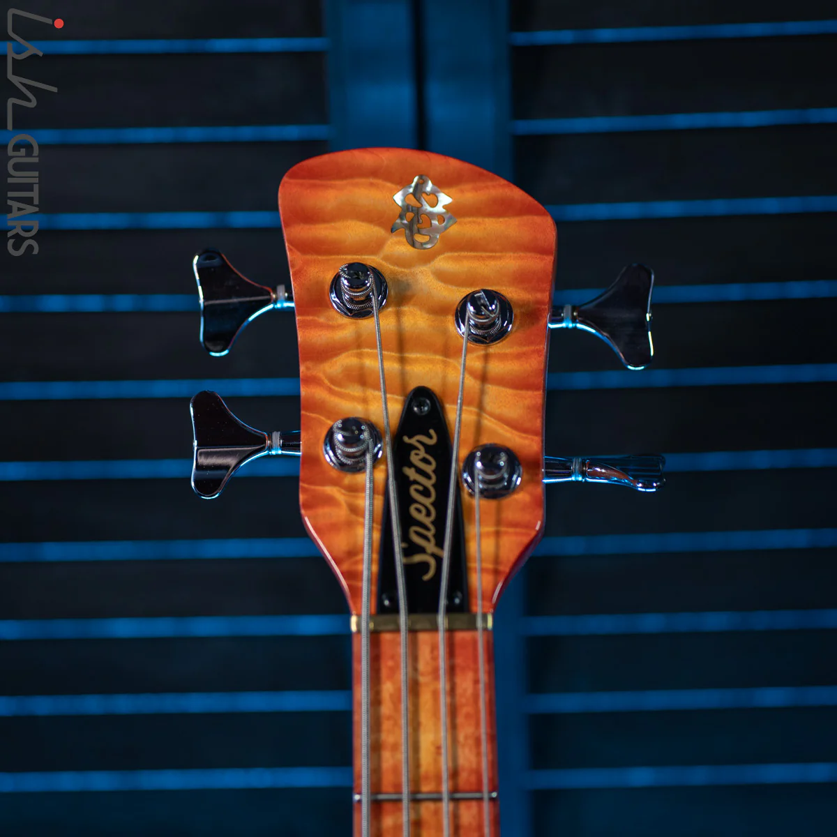 Spector USA NS-2 Ish Exclusive Blood Orange Burst Quilt Maple Store Demo - Image 6