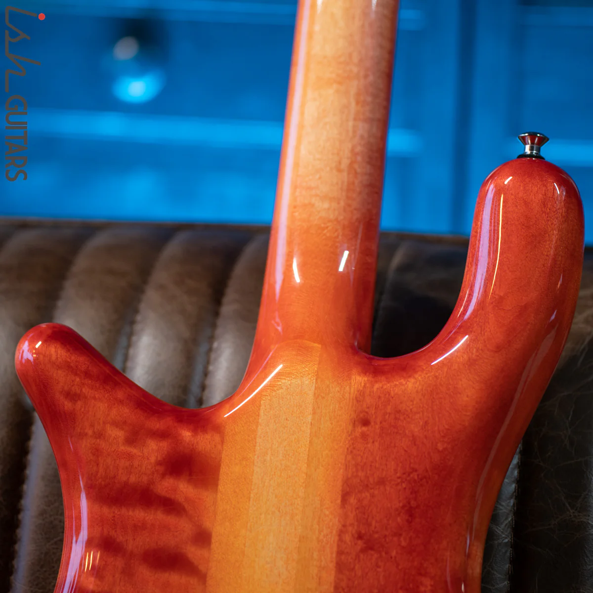 Spector USA NS-2 Ish Exclusive Blood Orange Burst Quilt Maple Store Demo - Image 9