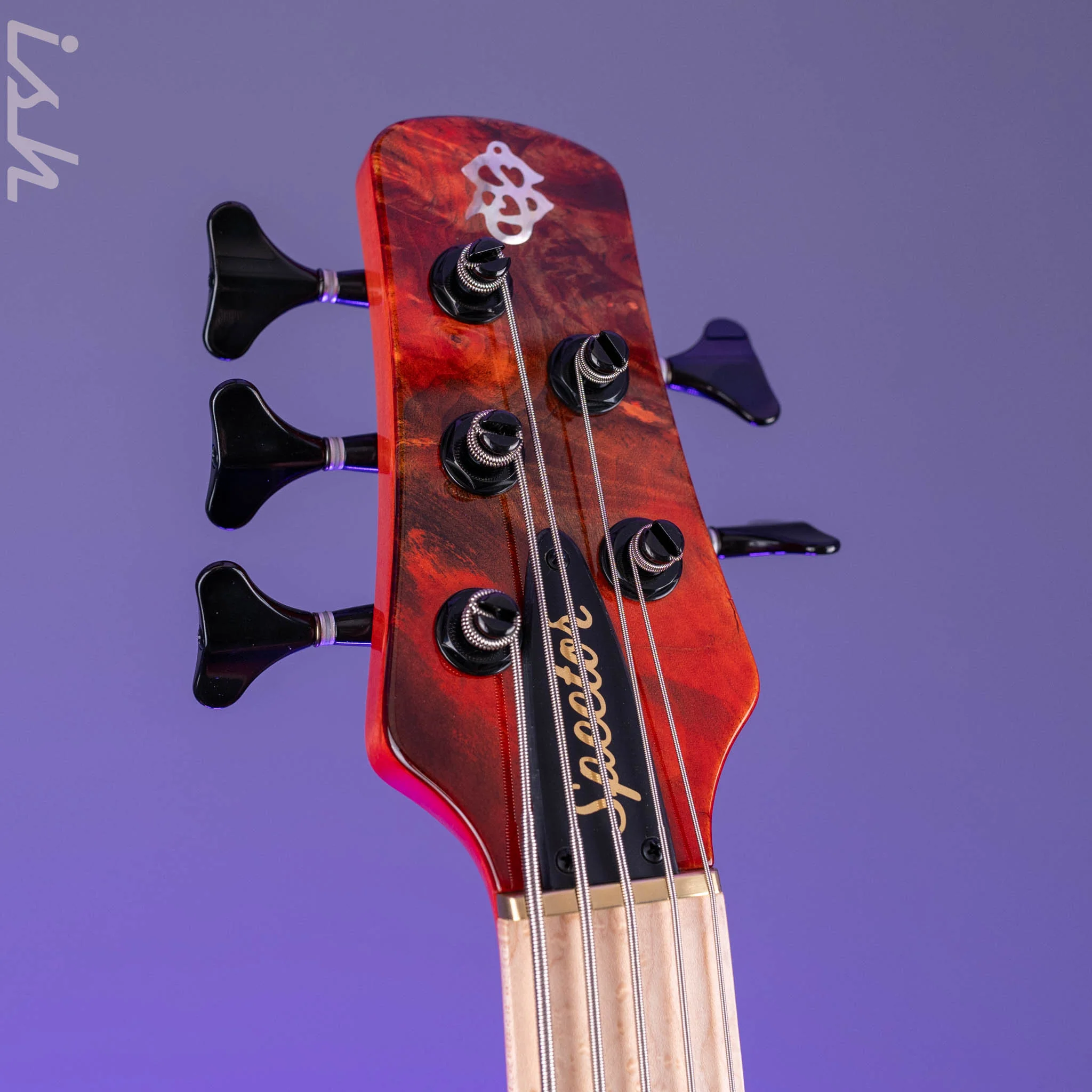 Spector USA NS-5 5-String Bass Inferno Red Custom Finish - Image 5
